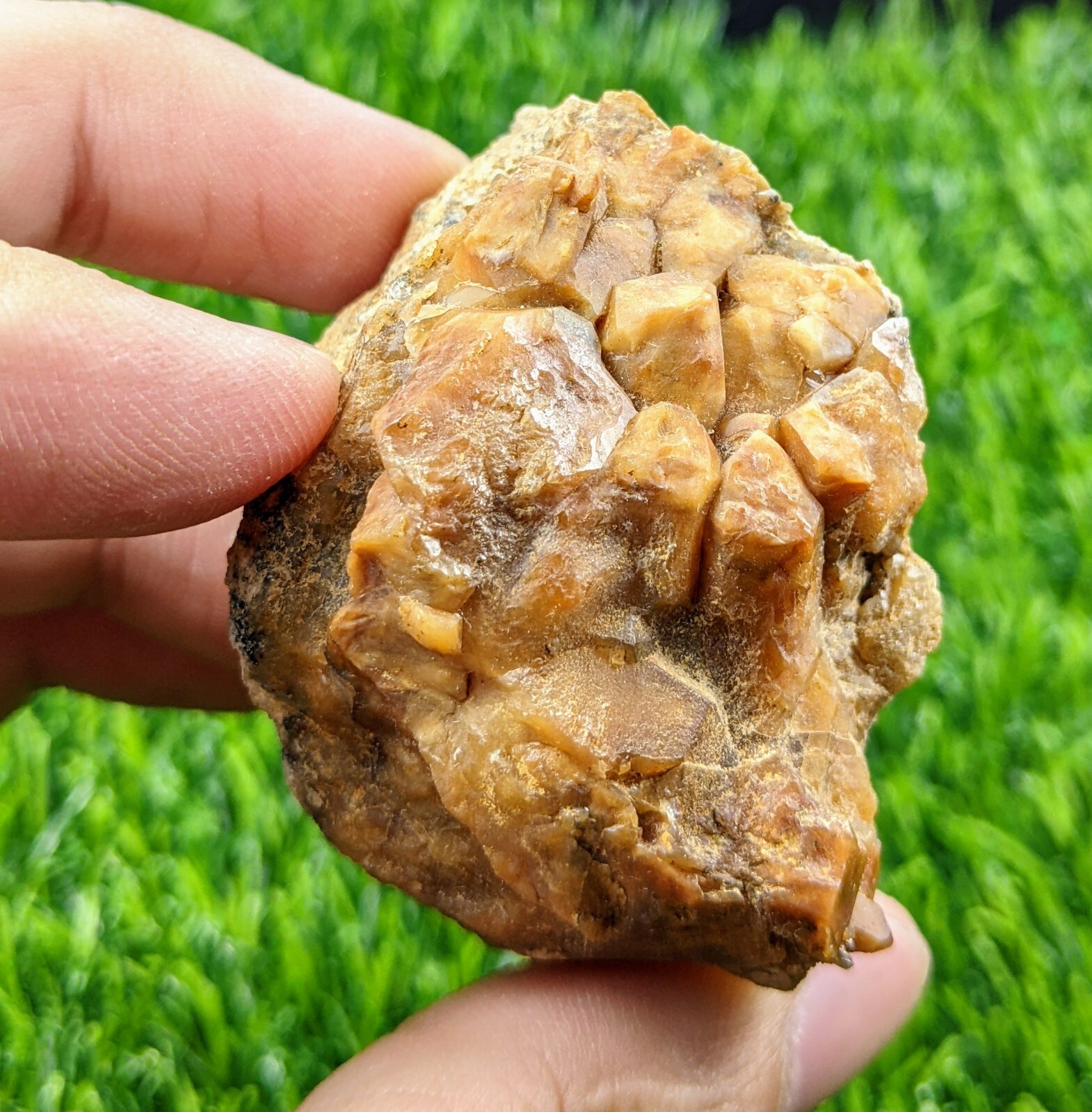Astrophyllite included quartz cluster from Zagi KP Pakistan weight, 76 grams