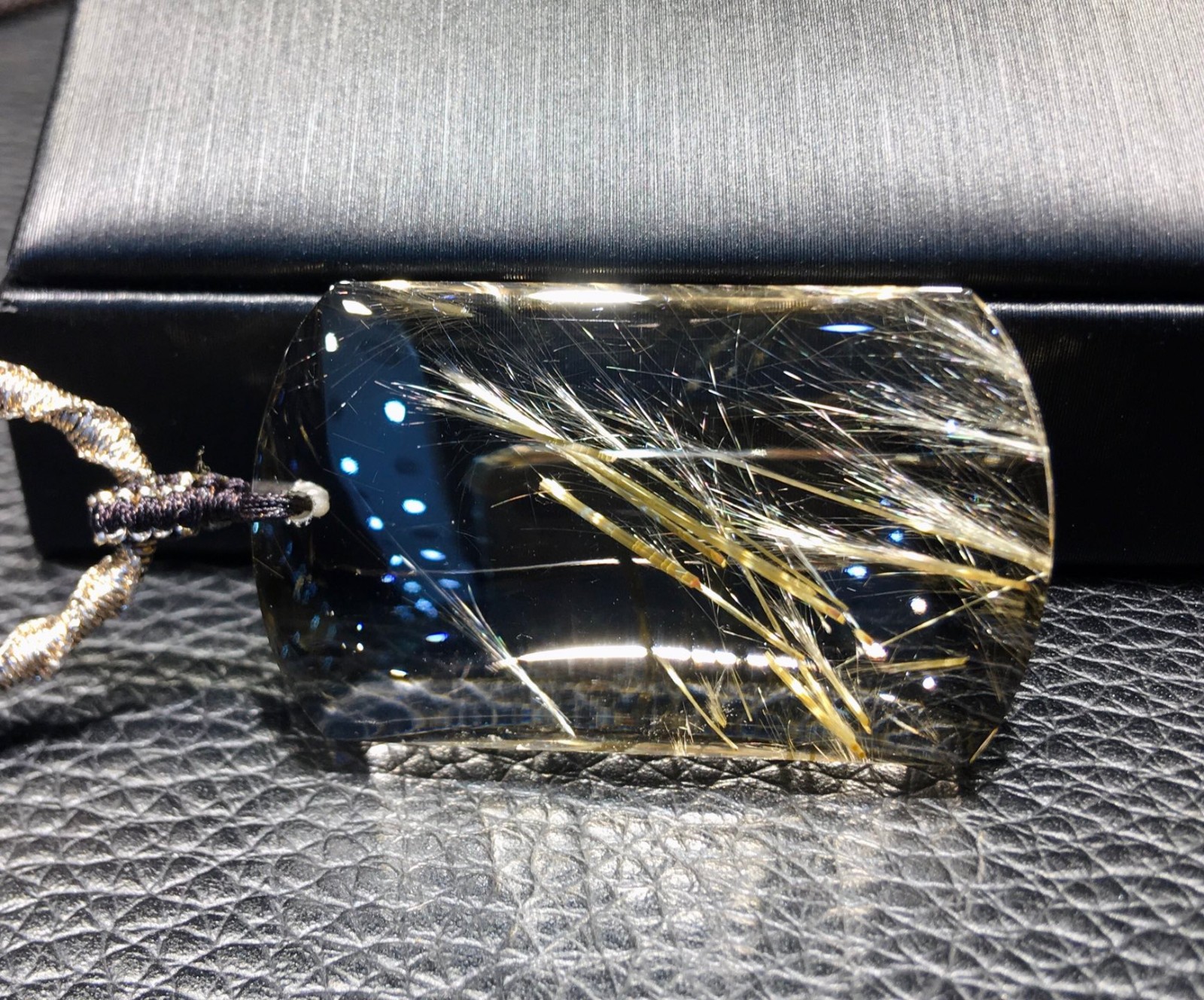 13.3G Natural Brazilian Titanium Crystal No Matter Brand Crystal Pendant