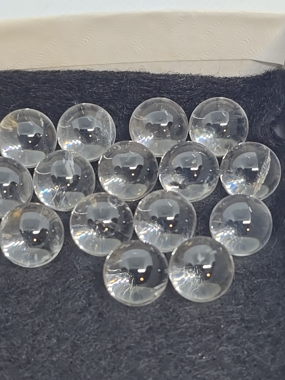 15mm Clear Quartz Mini Gemstone Sphere Crystal Ball