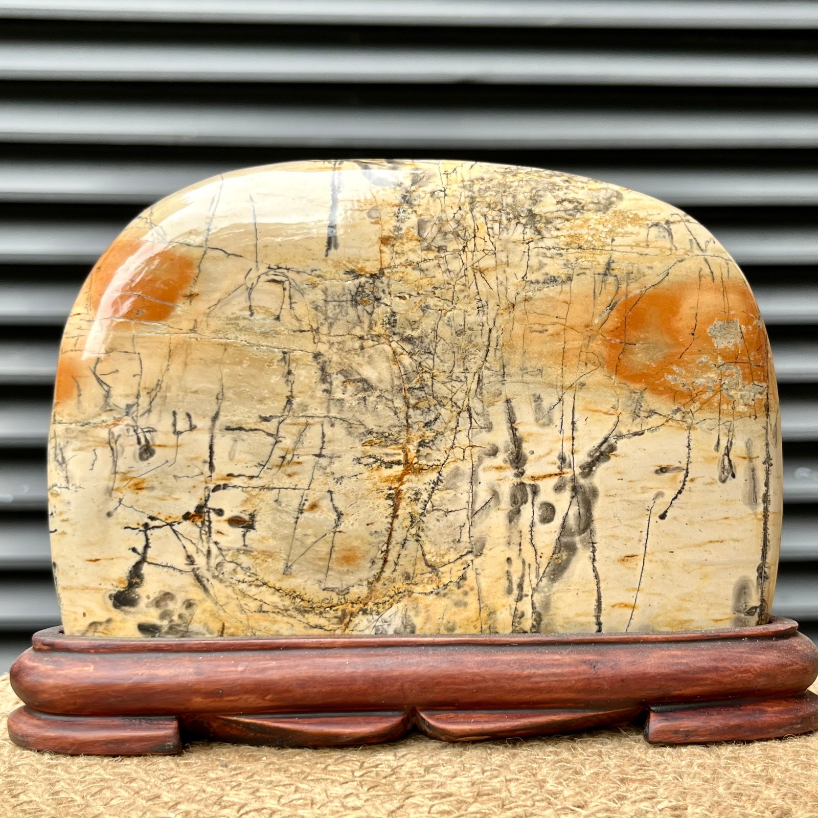 3.6 lb Landscape Stone Arc Landscape Decor Christmas Gift Home Art