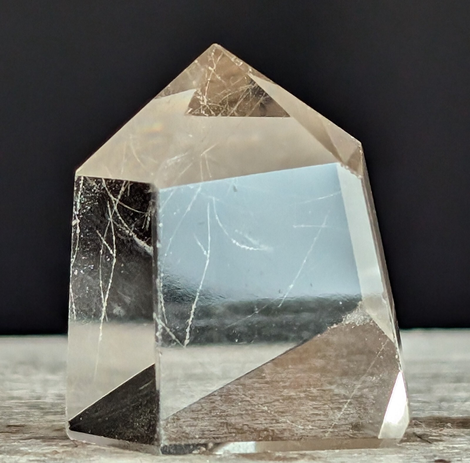 Golden Rutile Tower Cute Small Point Crystal Chakra Gemstone