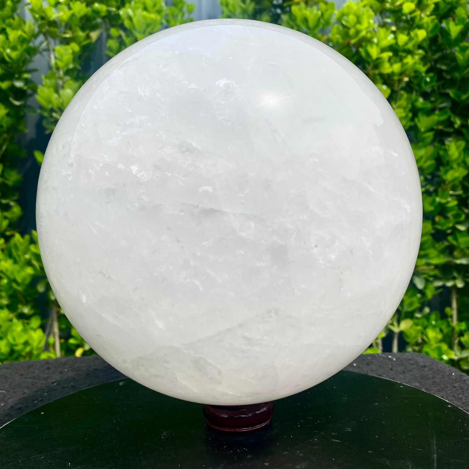 21.82LB white crystal quartz crystal ball Reiki repair