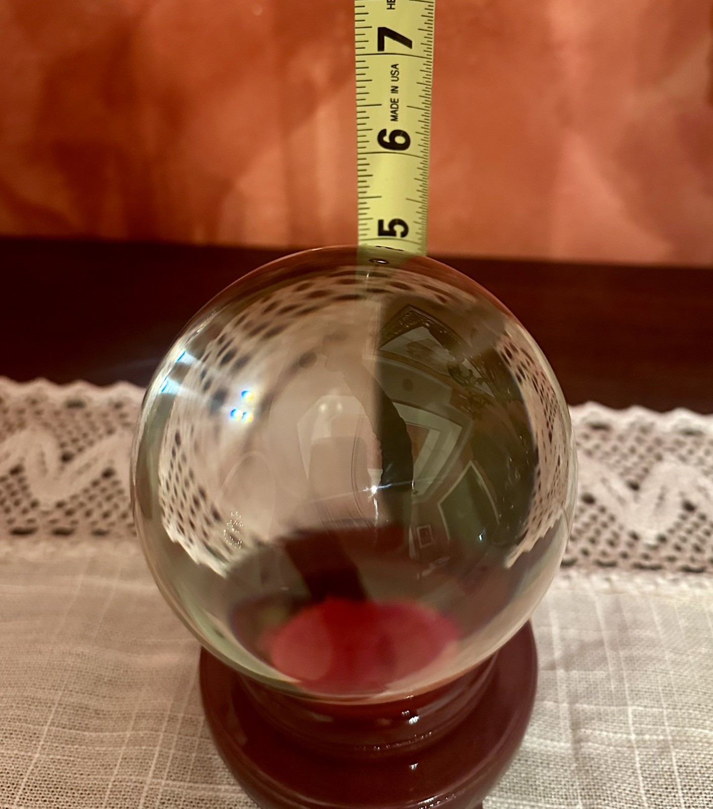 4 inch Clear Natural Sphere Crystal Ball With Stand