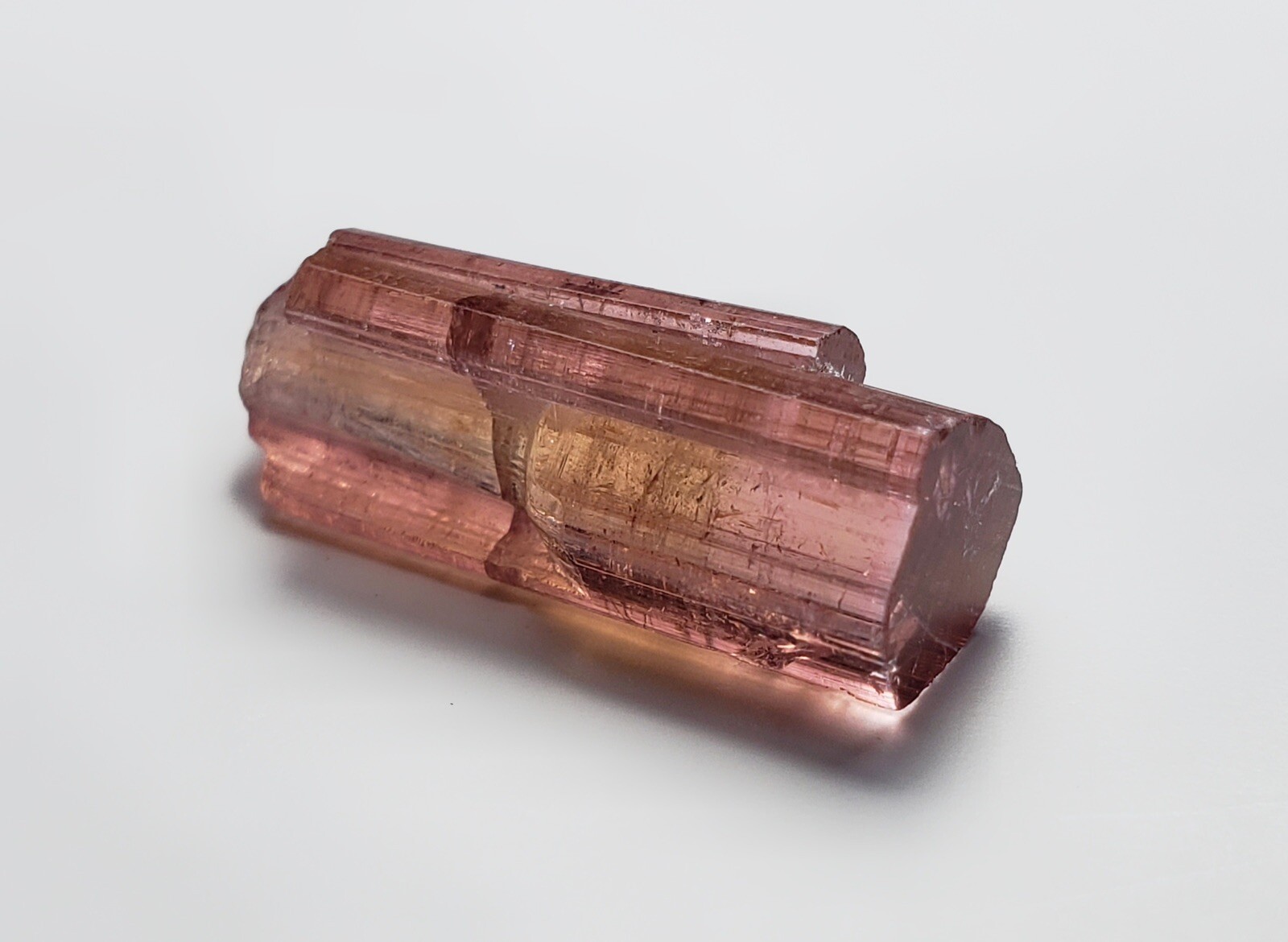 Top Quality Bi Colour Tourmaline Crystals From Afghanistan Mine 7.0 Carats