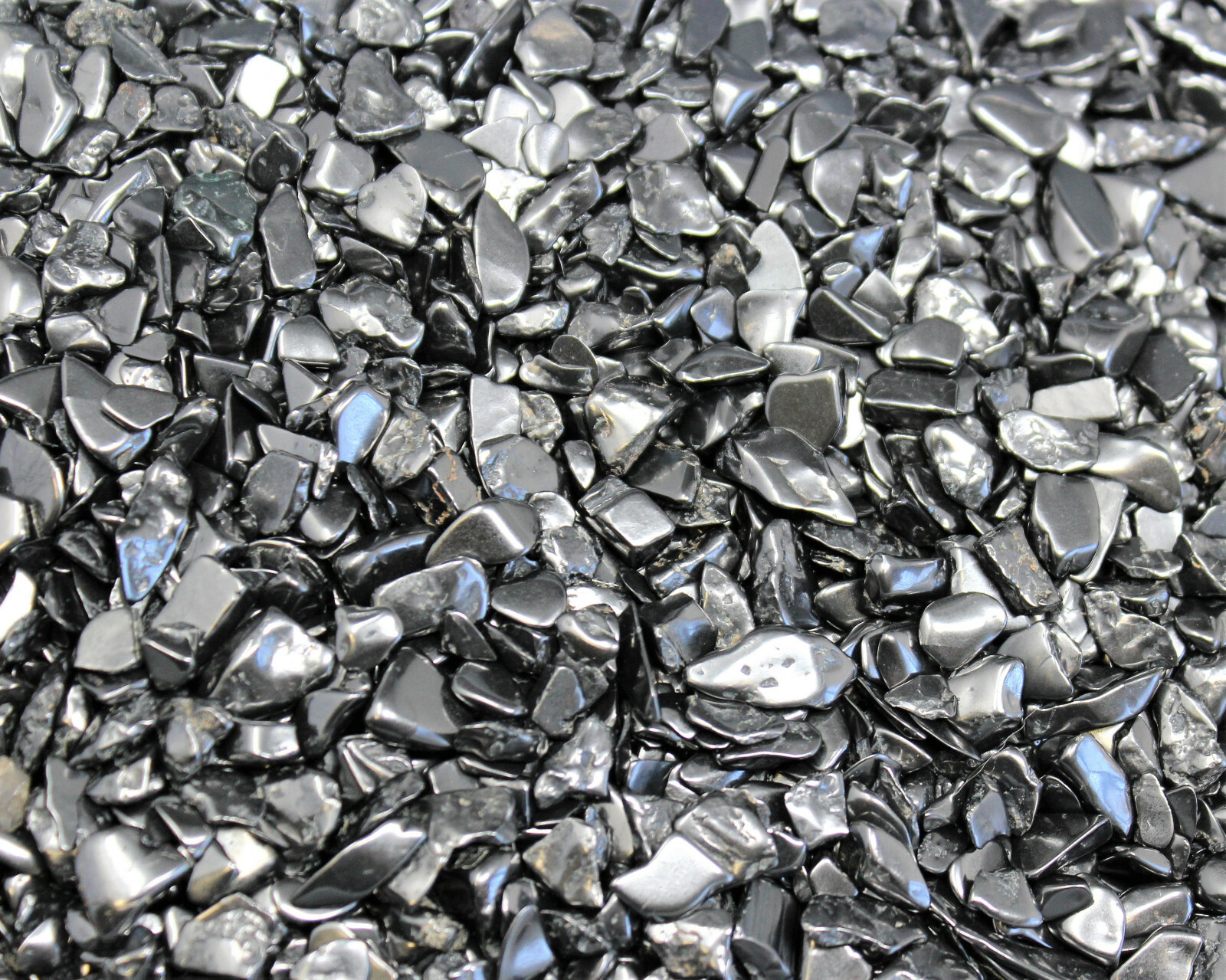 Shungite Semi Tumbled Gemstone Mini Chips 5-15 mm Wholesale Bulk Lots