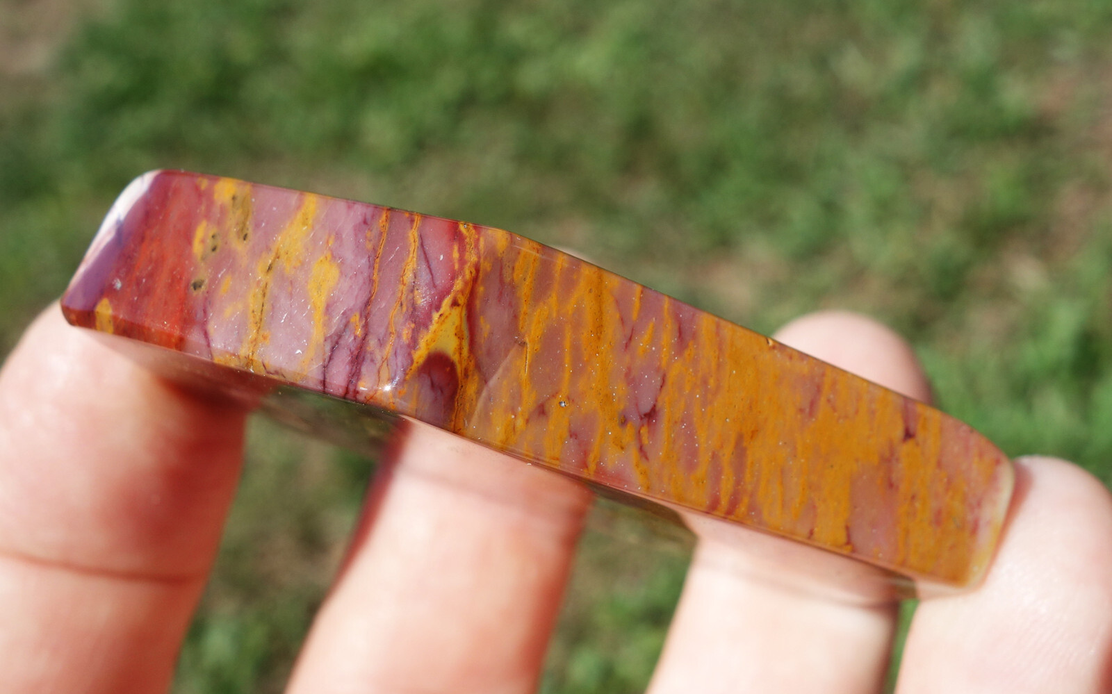 MOOKAITE Jasper Crystal Palm Stone Polished Healing Freeform Australia For Sale