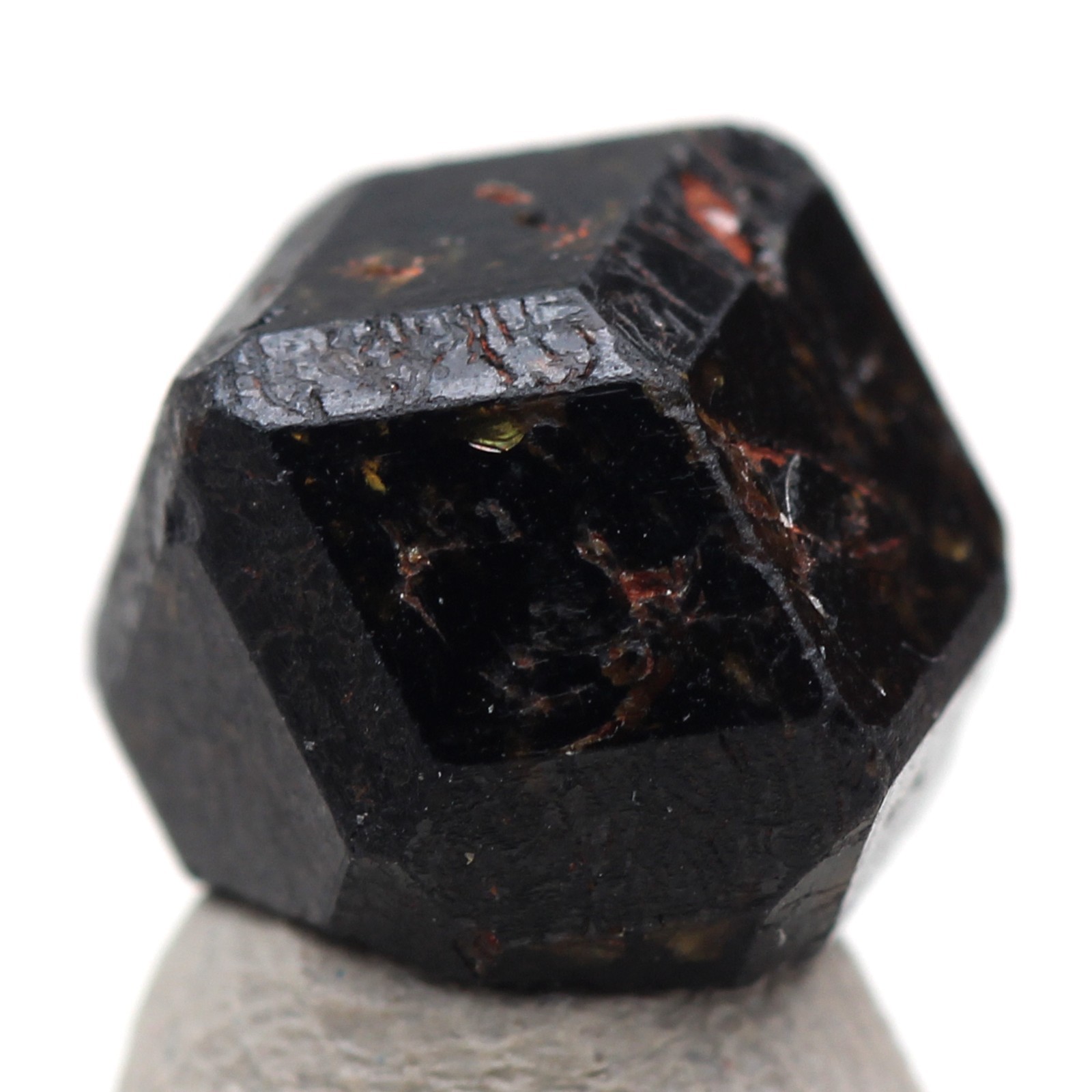 GARNET ANDRADITE Crystal Mineral Specimen Melanite Black Natural Authentic MALI