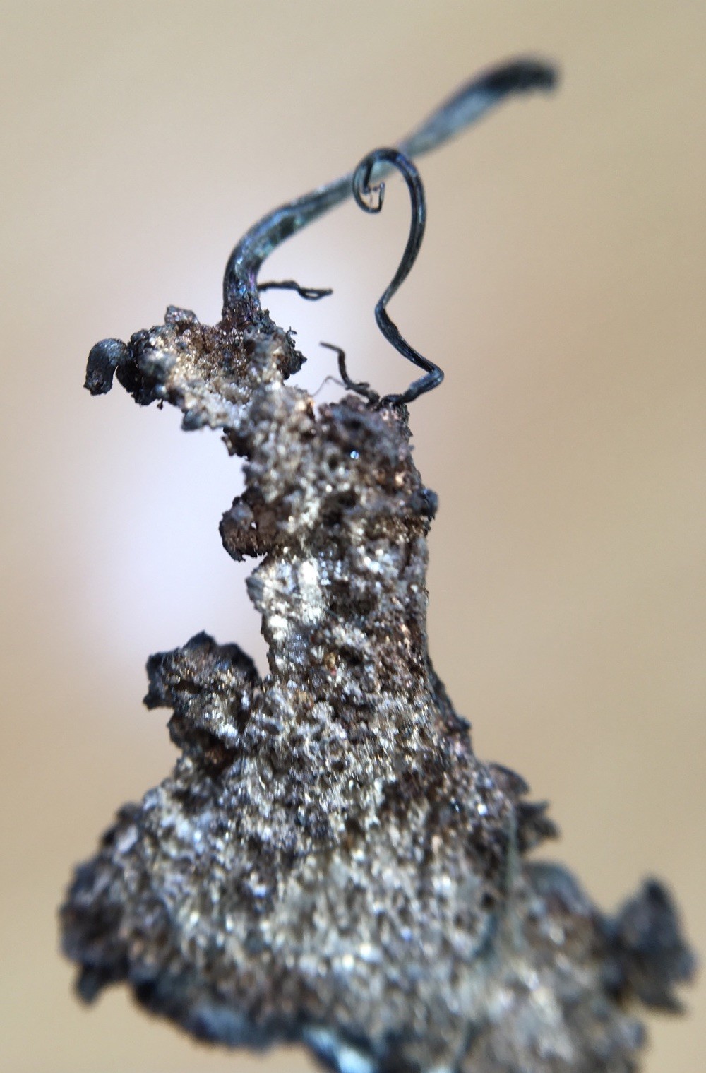 1g Pure Native Silver Specimen Mined In Shanxi China (Nov-4)