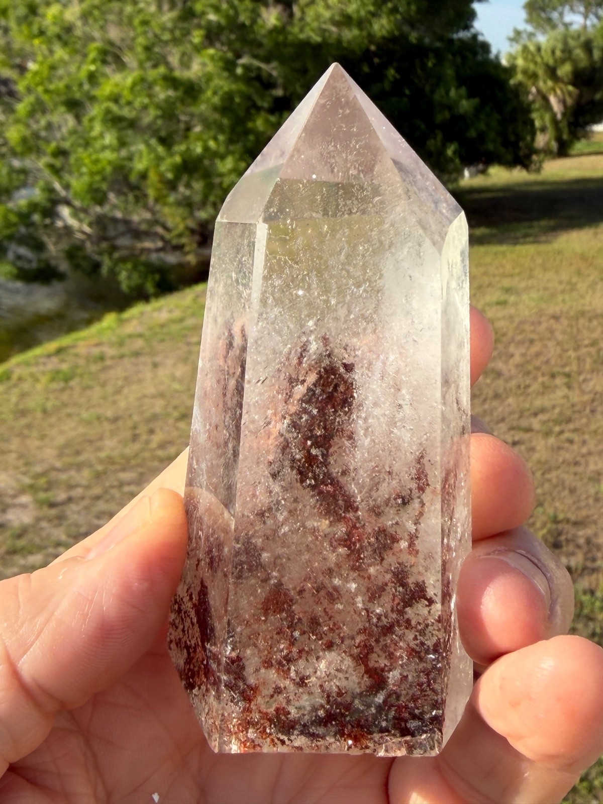 Garden Quartz Tower Crystal Point Gemstone 3.75″ 211 grams