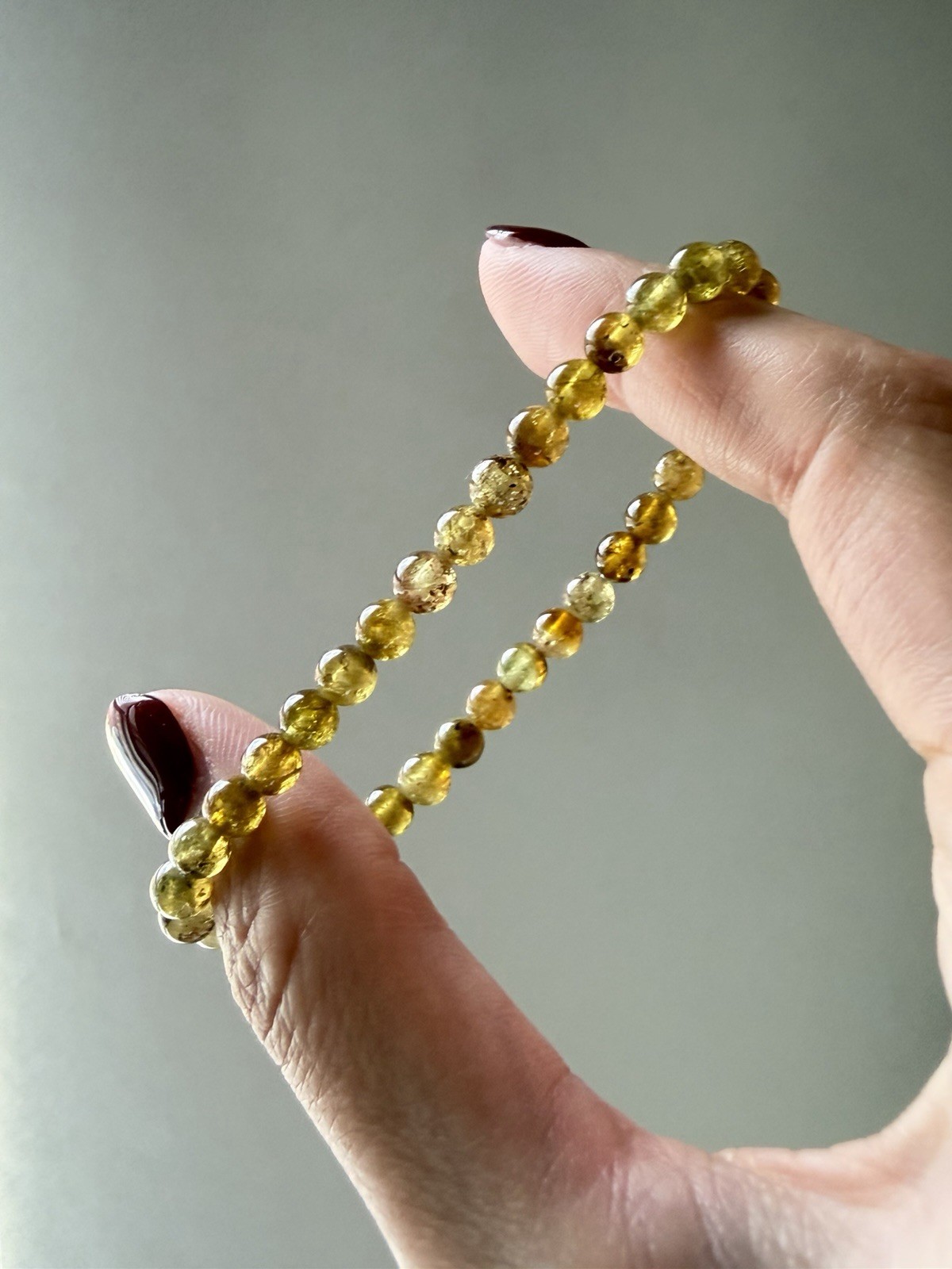 Natural Tsavorite Garnet Bracelet | Green Garnet Crystal Bracelet