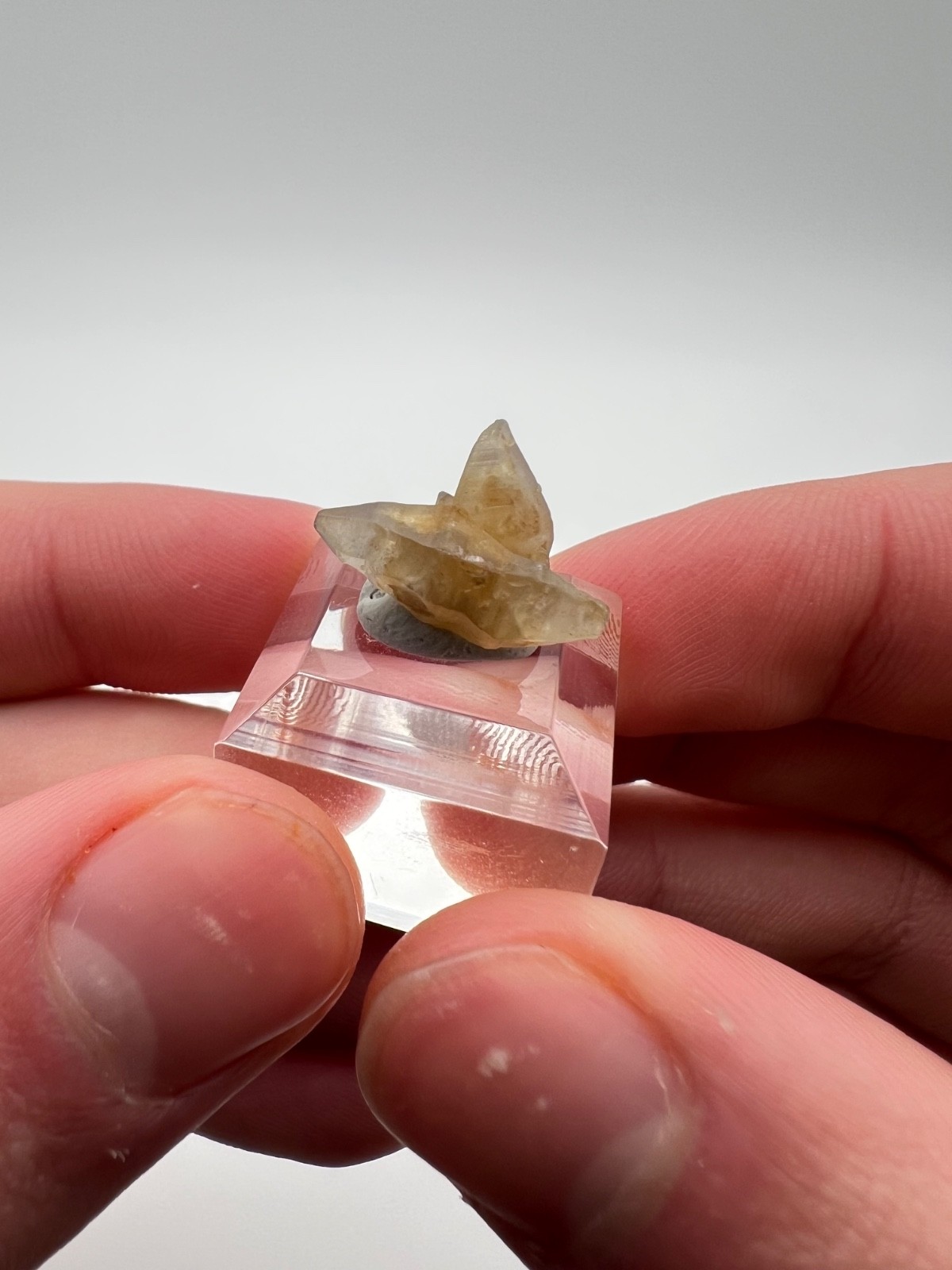 Gem Yellow Double Terminated Sapphire Crystal, Mineral Specimen from Sri Lanka