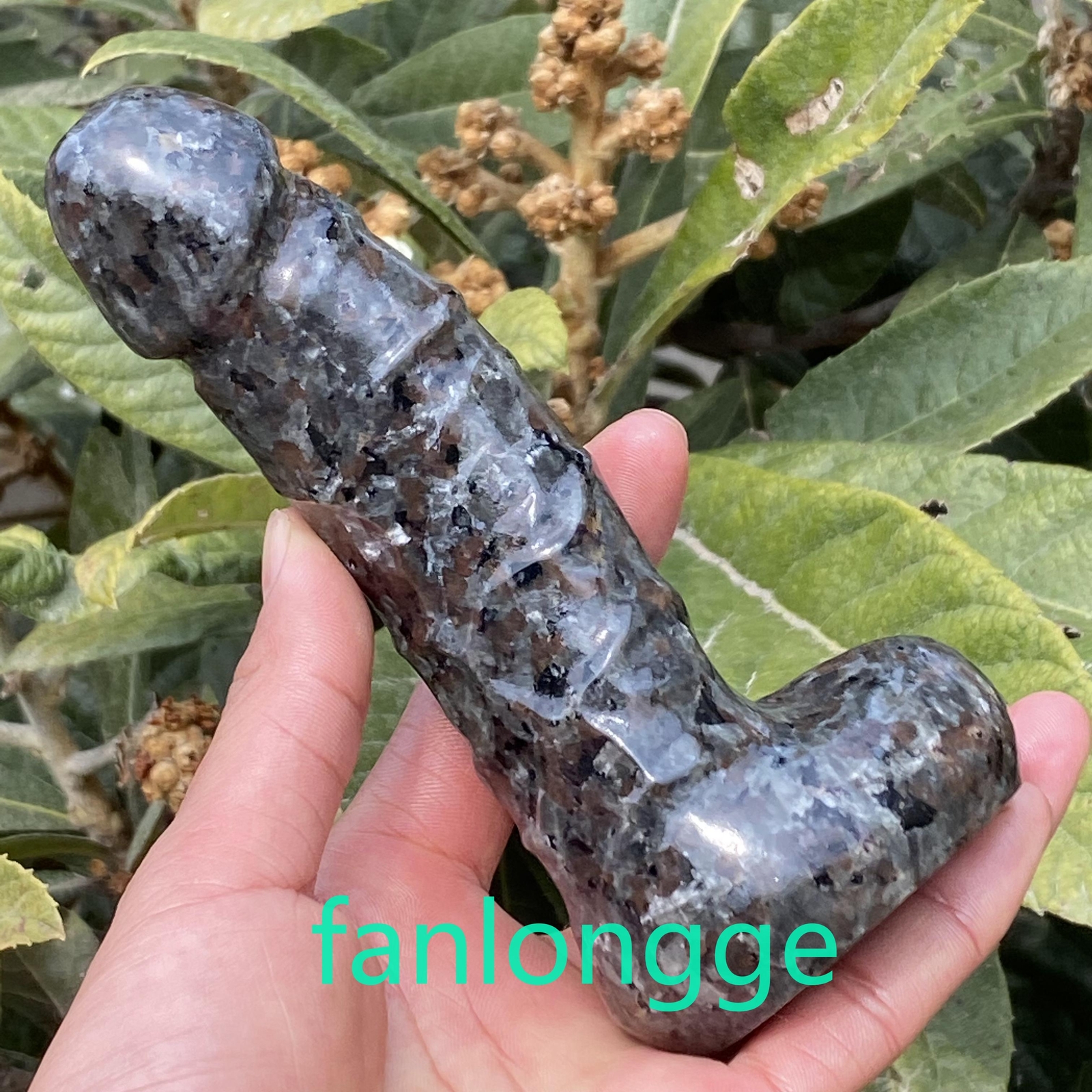 6in Wholesale Natural Yooperite male penis Quartz Crystal Carved Figurines 1pc