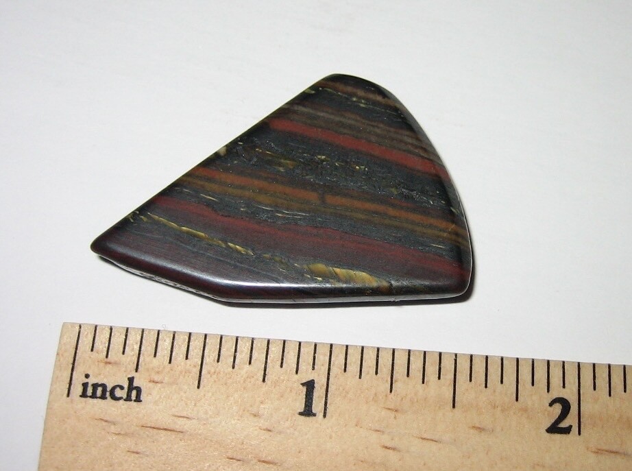 1.35″ TUMBLED POLISHED NATURAL TIGER IRON STONE MINERAL FROM AUSTRALIA 11.9g *12
