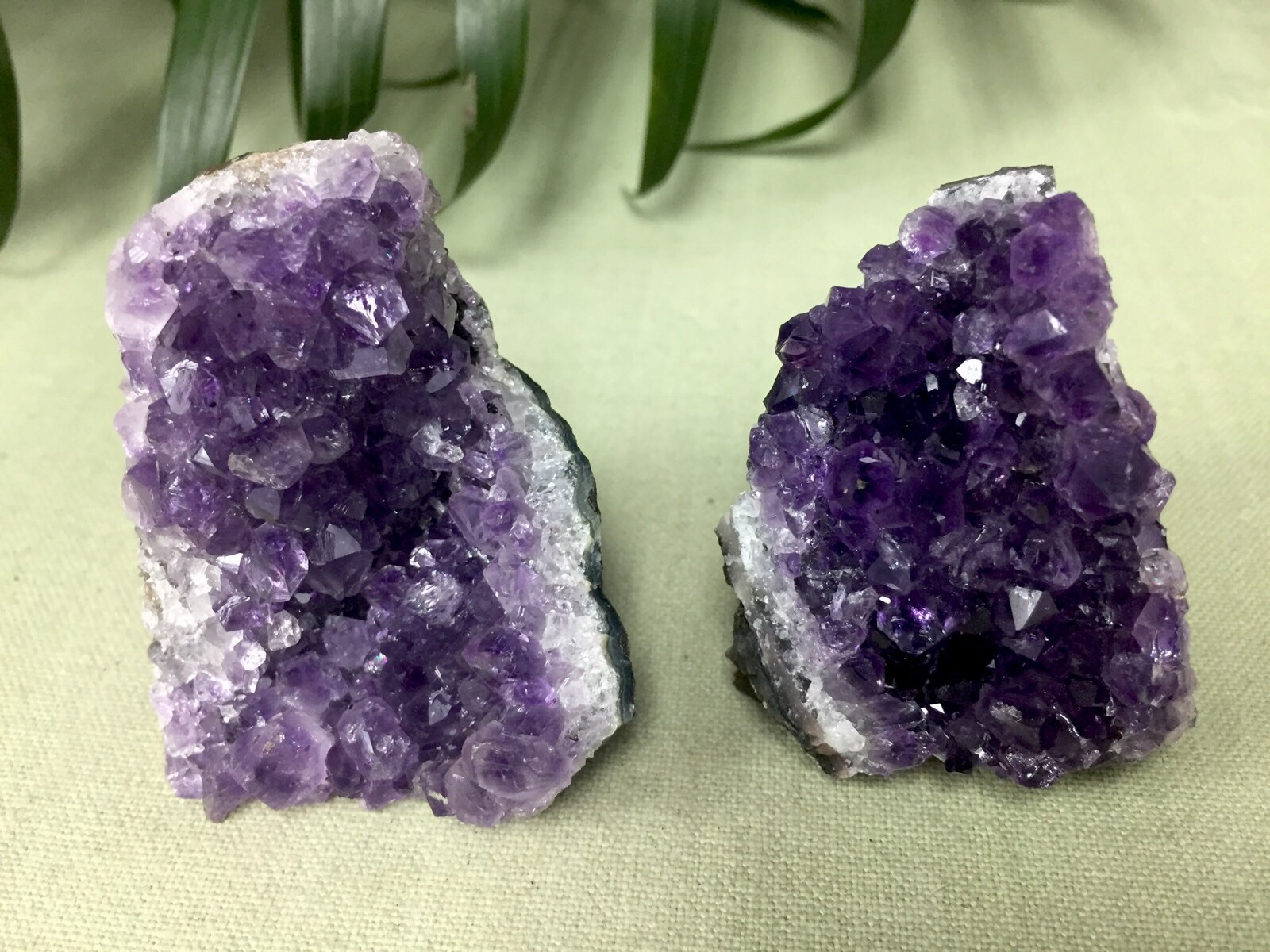 Amethyst Cluster Geode Crystal Quartz Cut Base Purple Amethyst Specimen Uruguay
