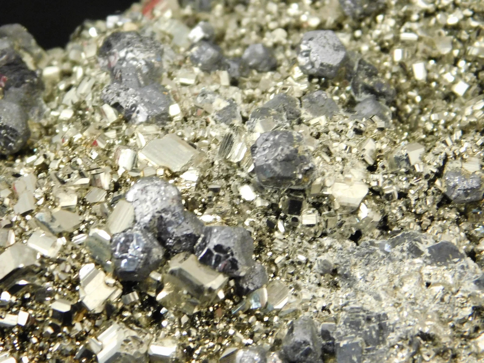 BIG! Dodecahedron PYRITE Crystal Cluster with Galena Crystals From Peru 1671gr