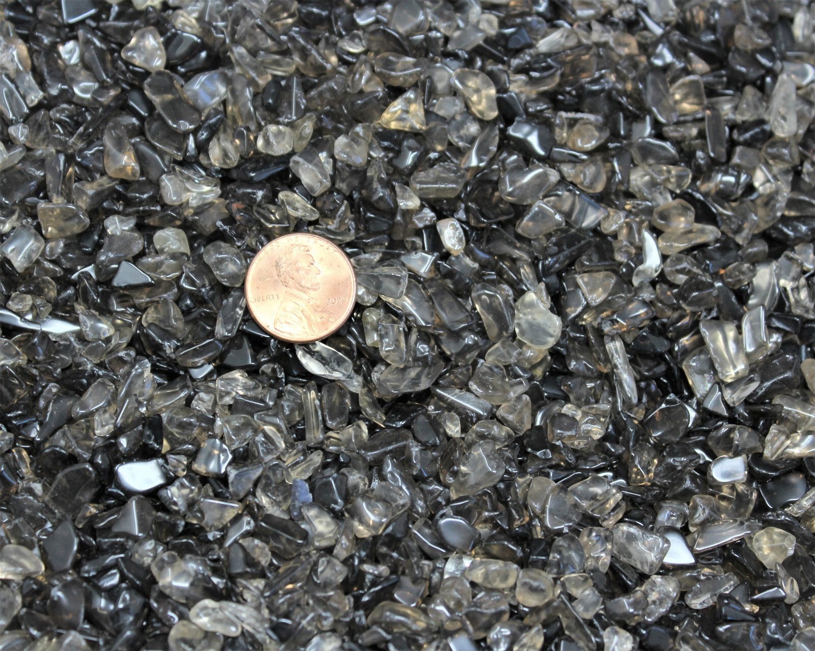 Smoky Quartz Semi Tumbled Gemstone Mini Chips 4 – 7 mm Wholesale Bulk Lots
