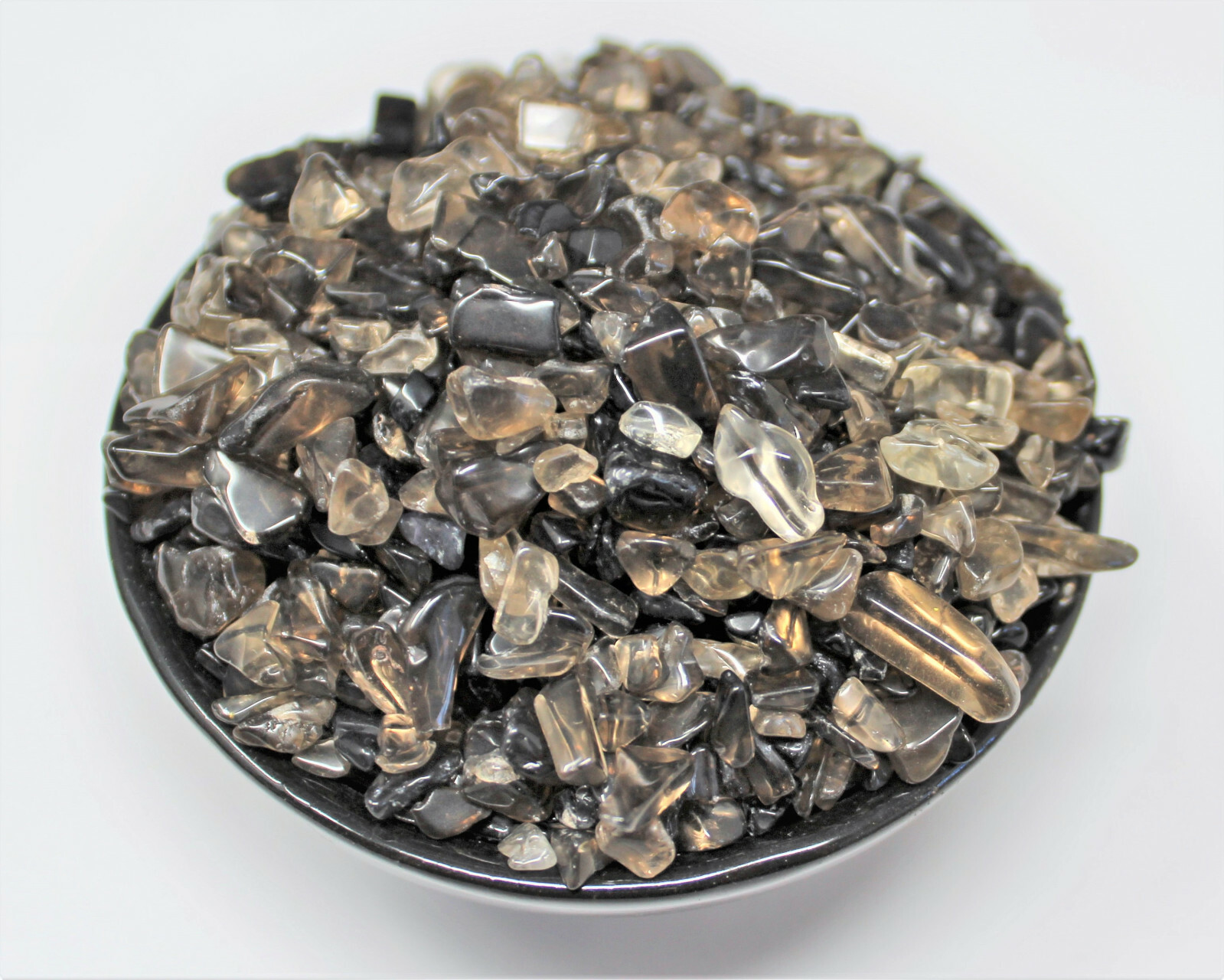 Smoky Quartz Semi Tumbled Gemstone Mini Chips 4 – 7 mm Wholesale Bulk Lots