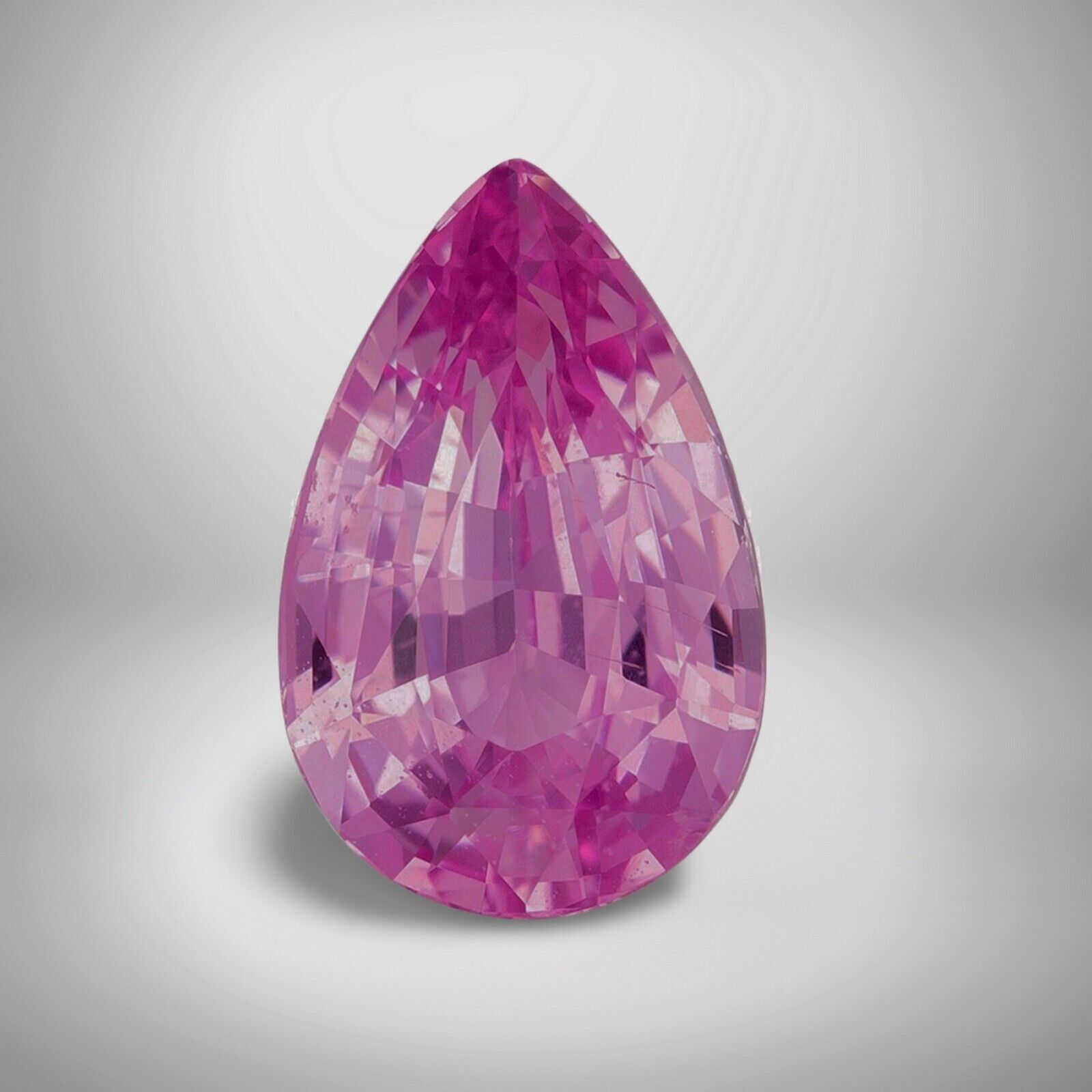 Pink Sapphire Pear Cut Gemstone 6 Cts – 14×9 mm VVS Loose Gem