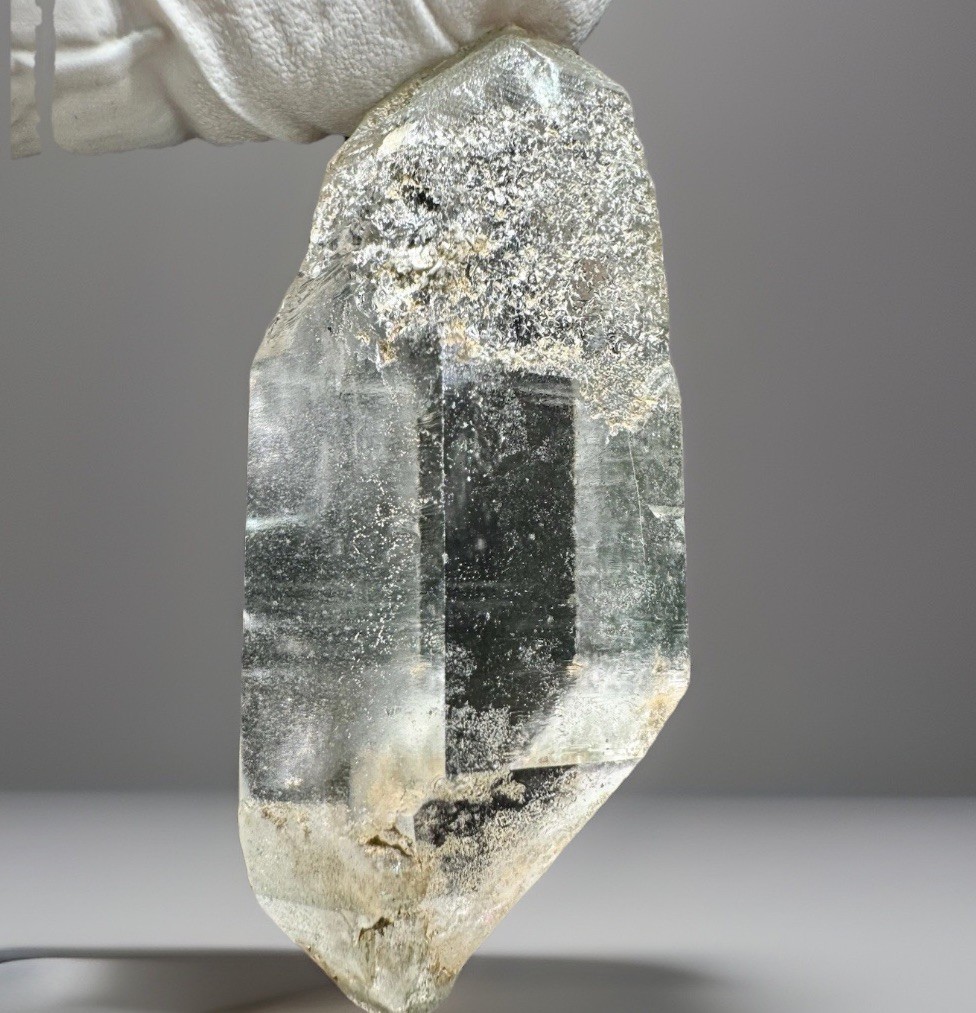 “Emerald Mist” Hashupi Himalayan Quartz Double Terminated Green Phantom Crystal