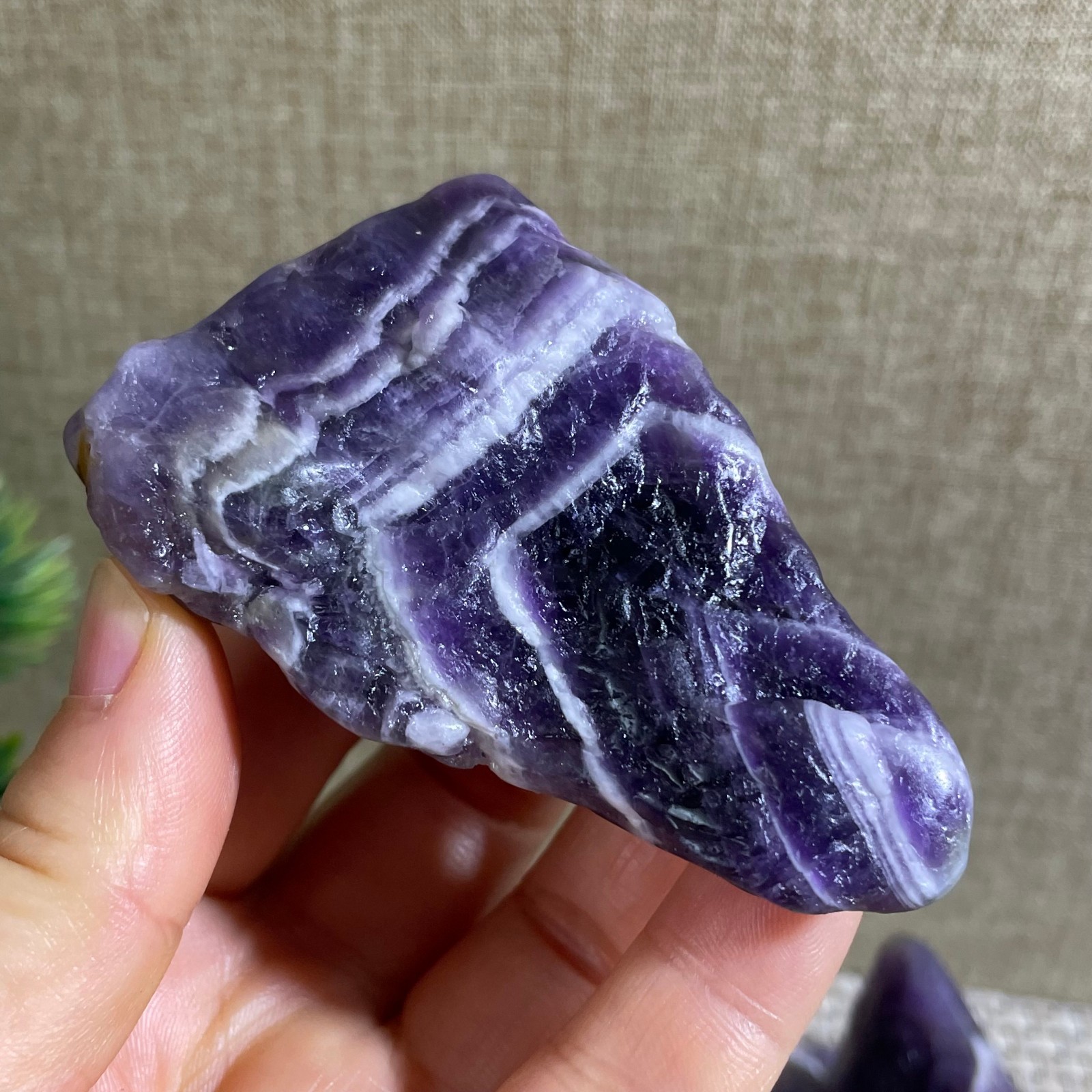 110g Dreamy Amethyst Crushed stone crystal Energy Mineral Specimen