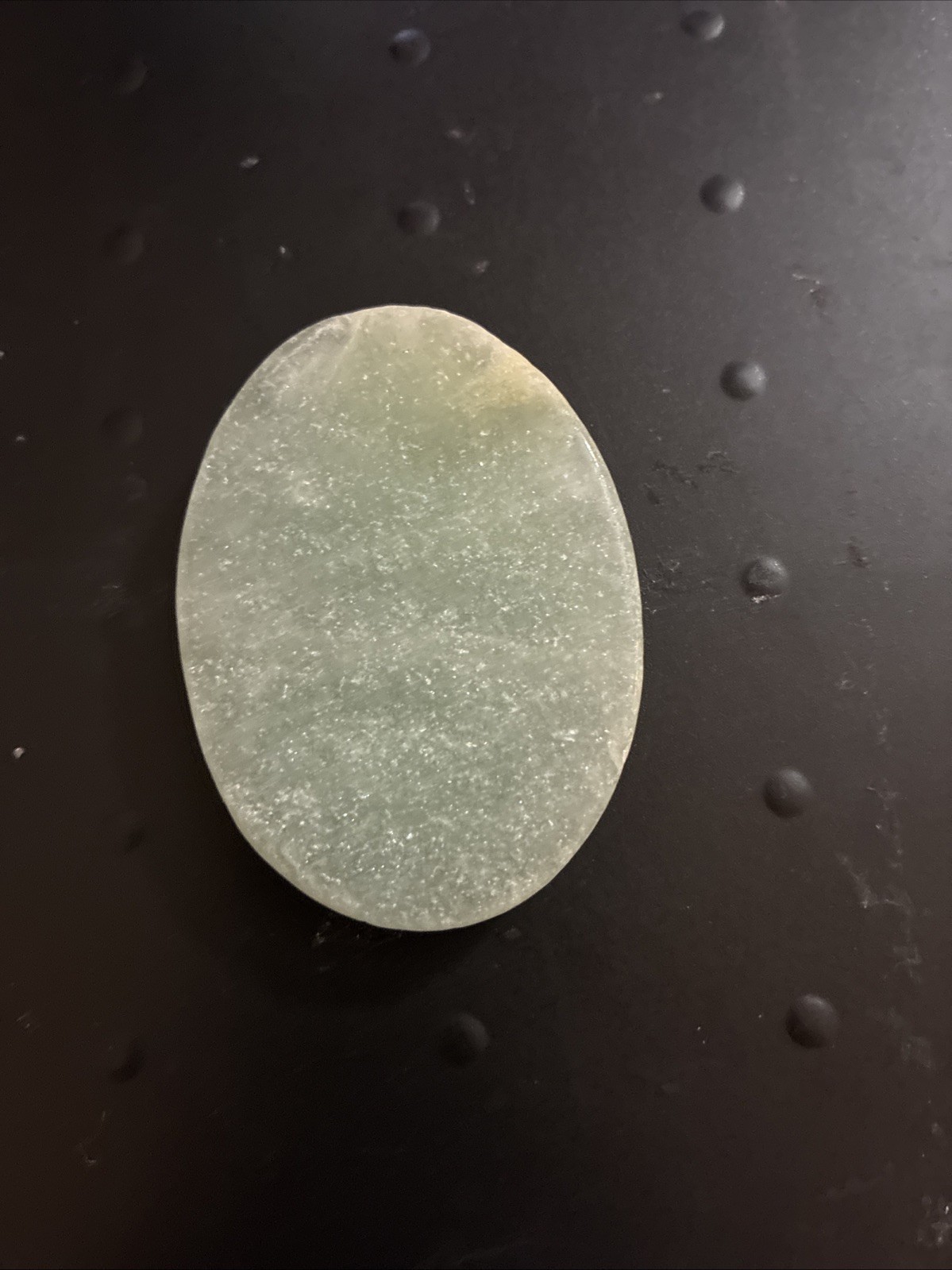 RARE Caribbean Green PERUVIAN OPAL Oval Gem Silica Cabochon Natural(look At Pic