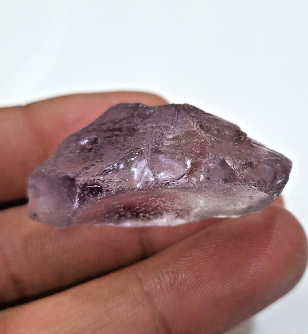 Magnificent Raw 115 Crt Pink Amethyst Unique Loose Gemstone For Making Jewelry