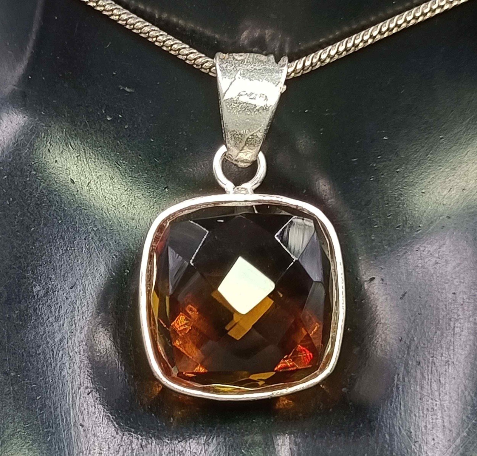 IGL Certified 67.35 Ct Color Change Alexandrite Pendant 925 Sterling Silver 5ANI