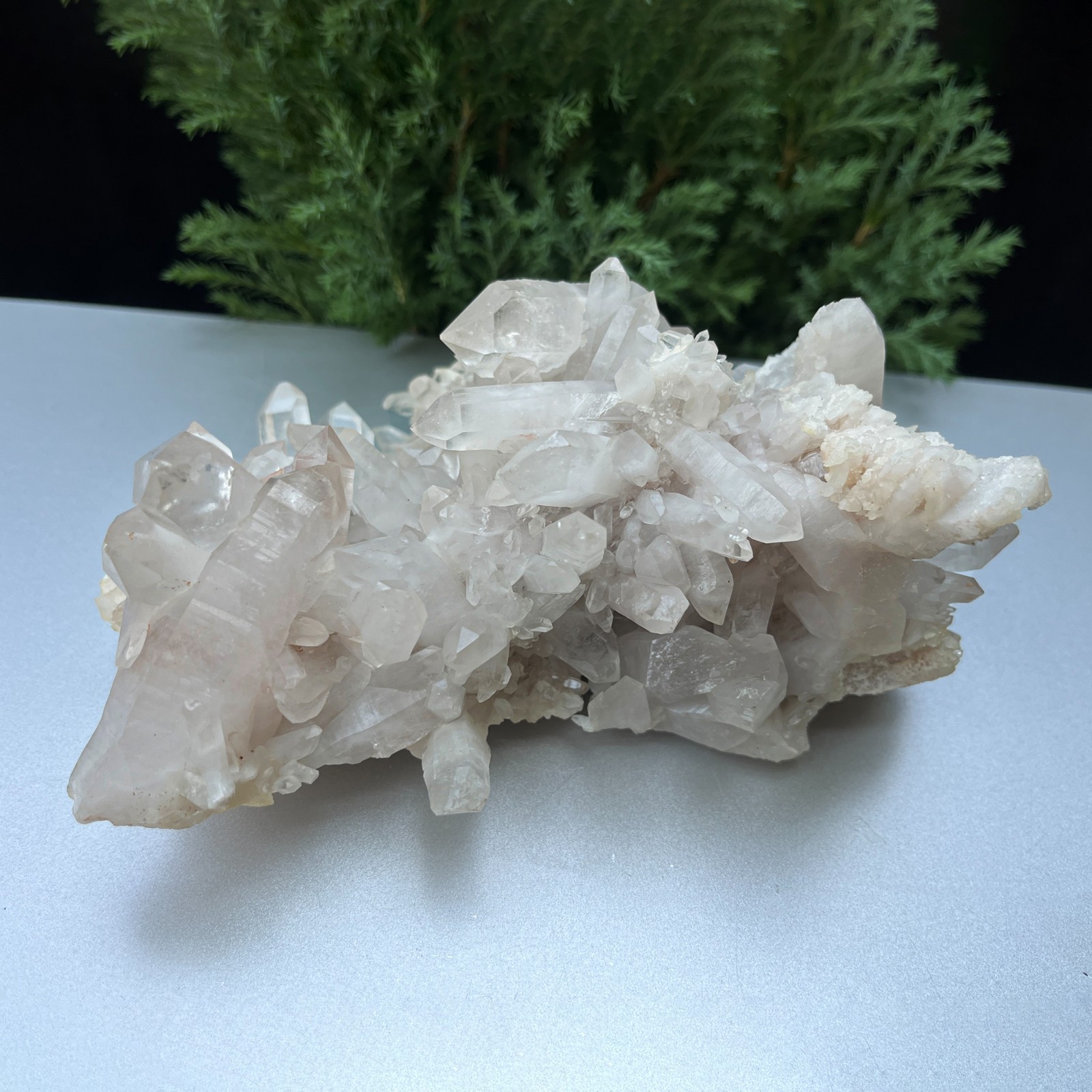 Gorgeous Natural White Himalayan Quartz Raw Minerals Stone 1.69lbs Specimen