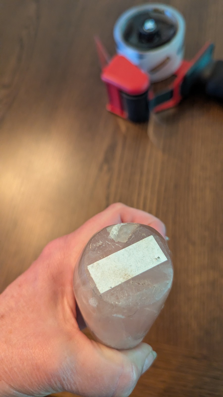 Beautiful Piece Of Rose Quartz, Approx 5×3 Inches