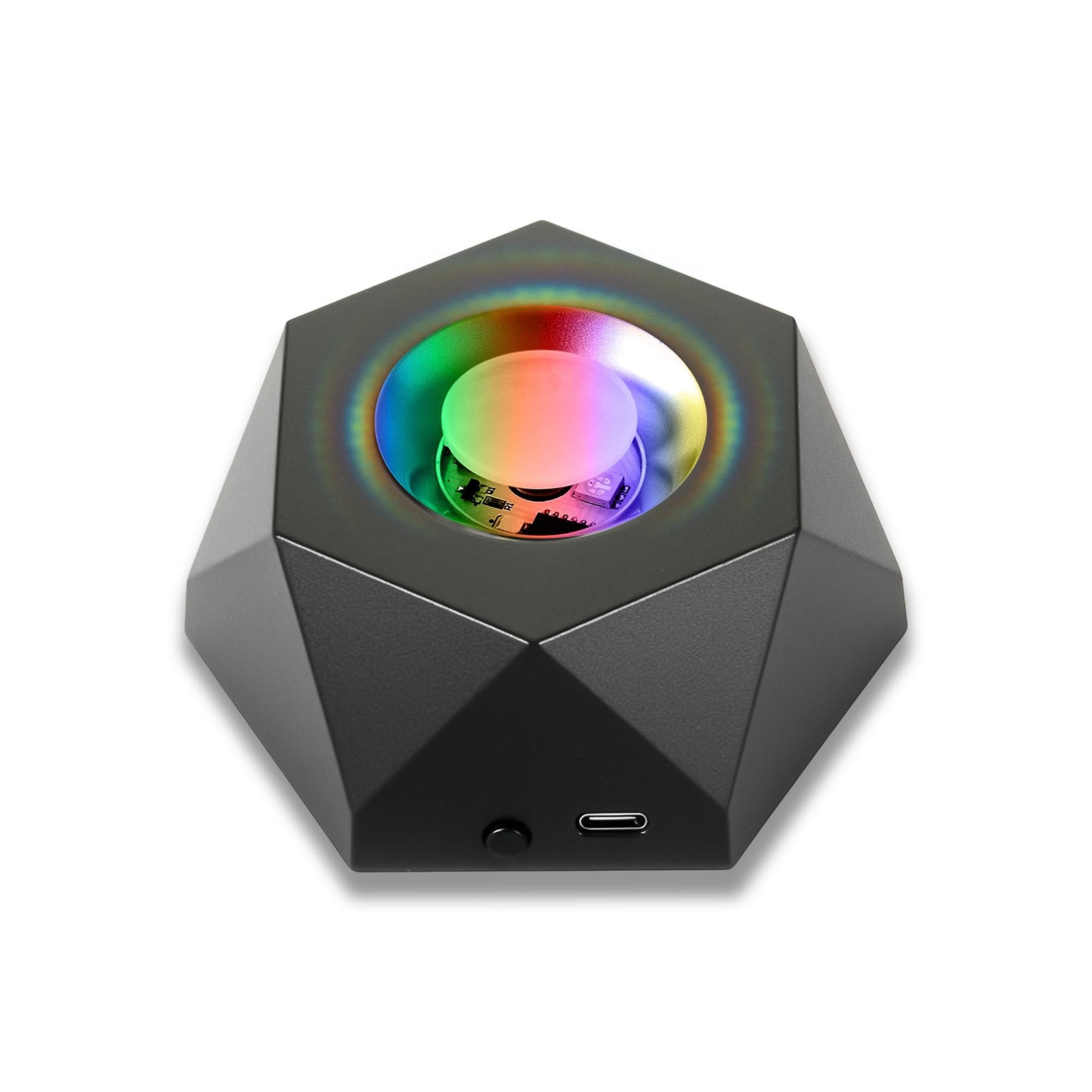 Light Rotating Base Black Non Slip Display Stand Color Change Base for Glass …