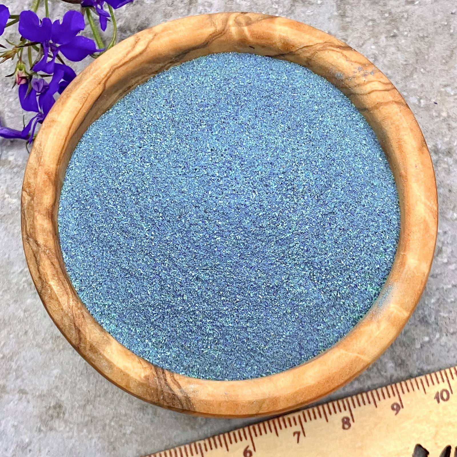 Crushed Shattuckite, Azurite, Malachite Powder, 0.25mm for Inlay, Resin Art