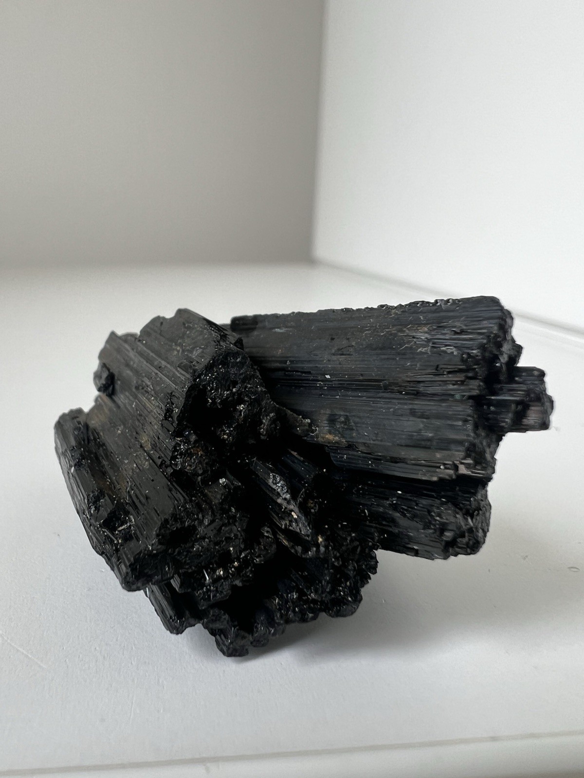35g – Raw Black Tourmaline Crystal Fan | Mozambique