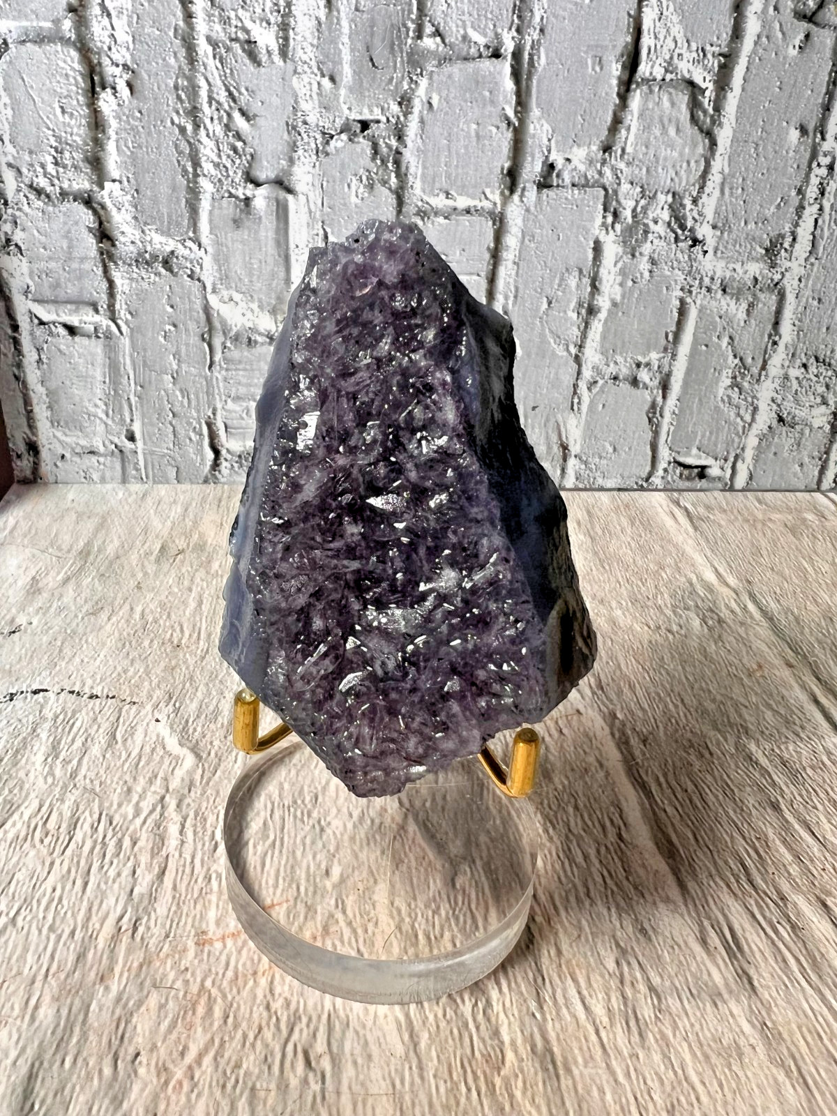 Deep Purple Amethyst Crystal Specimen – 194g – 3″ x 2.5″