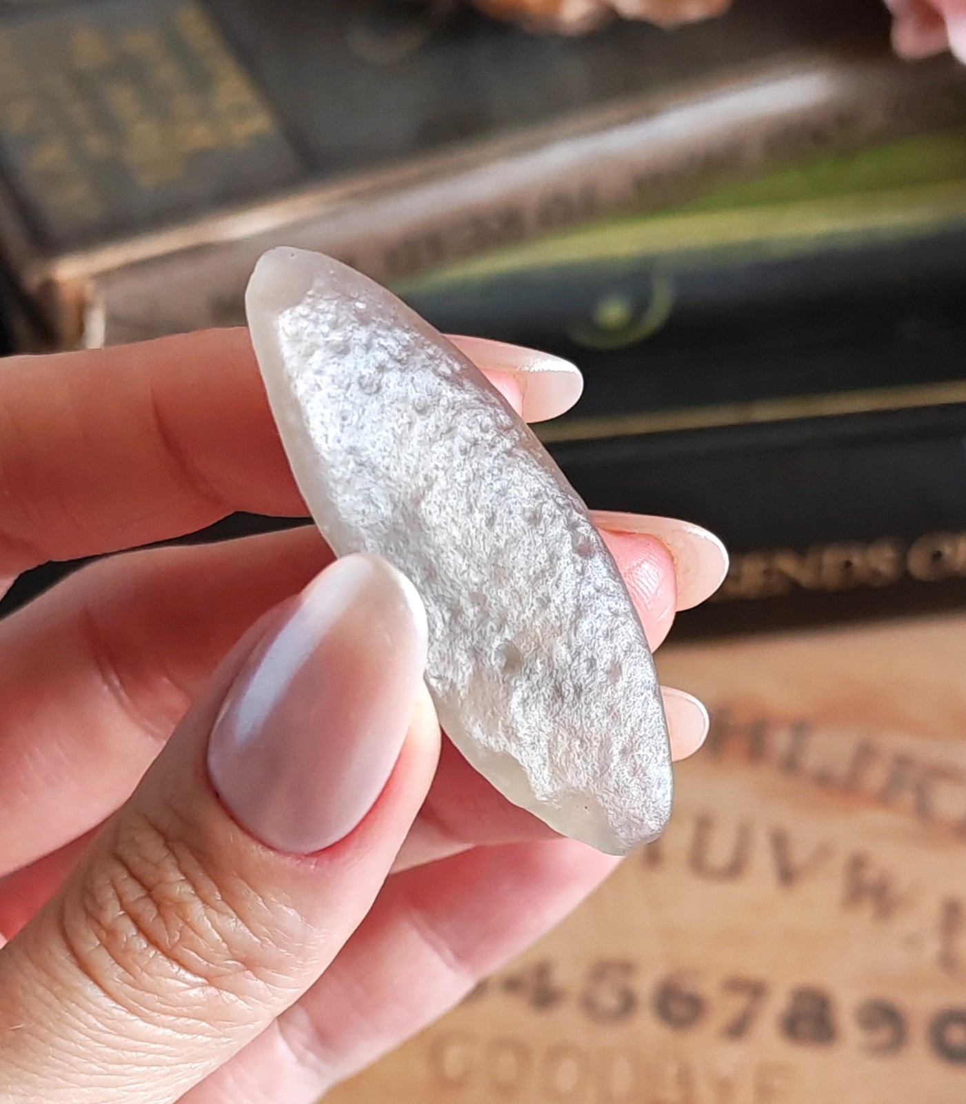 RARE! Gobi Desert Agate With Moving Sand Inclusions Sediment Enhydro Crystal
