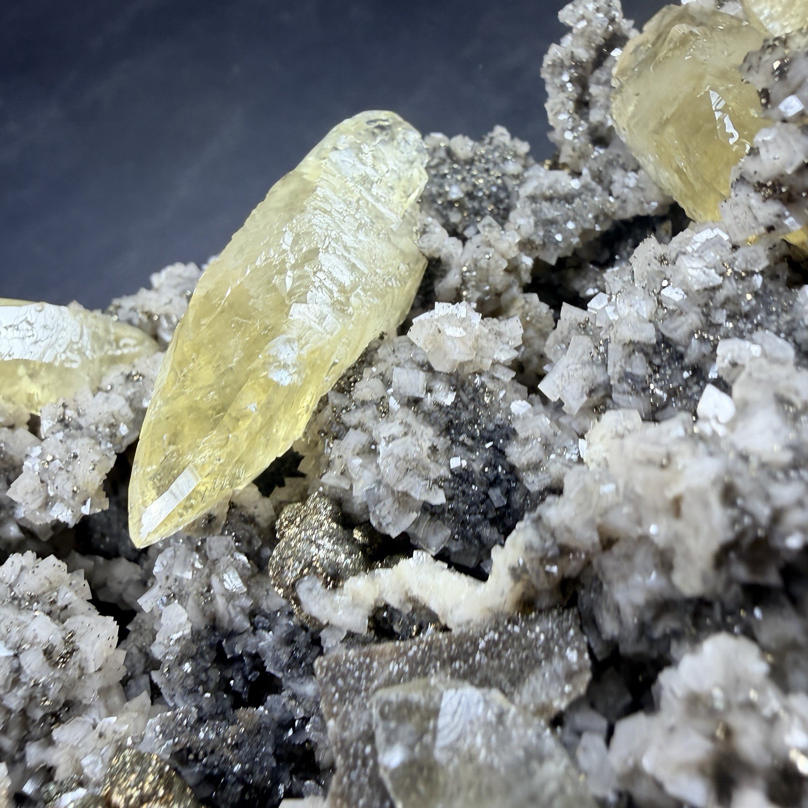 Calcite Botryoidal Chalcopyrite Dolomite Crystal Combo / Missouri *Video