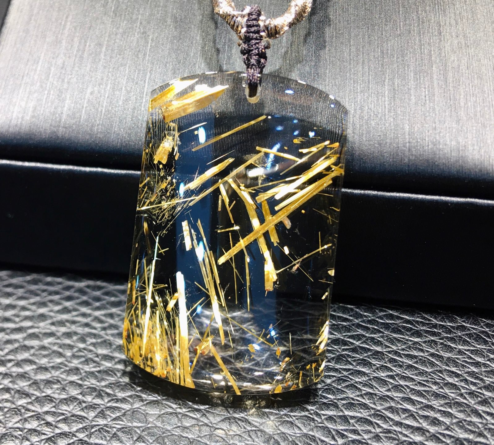 10.2G Natural Brazilian Titanium Crystal No Matter Brand Crystal Pendant