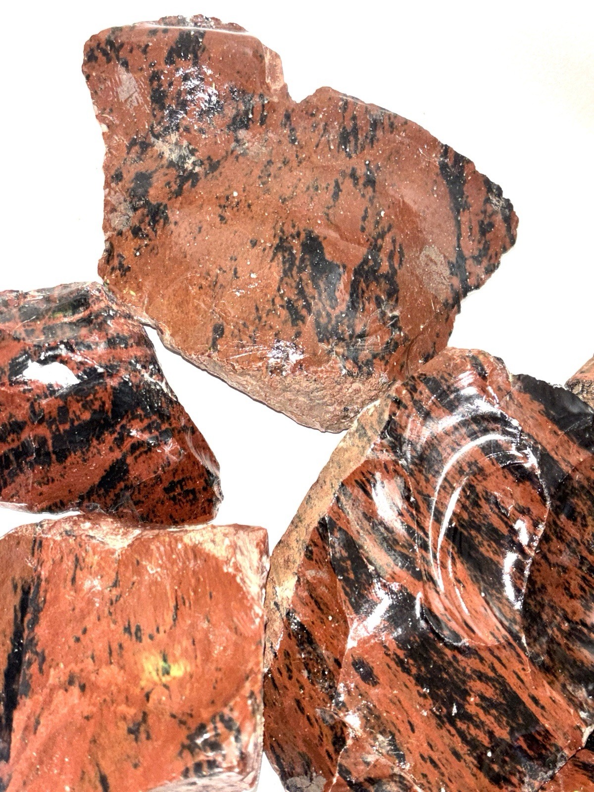 Western United States Mahogany Obsidian Rough Rock Knapping Lapidary 10 lb Lot