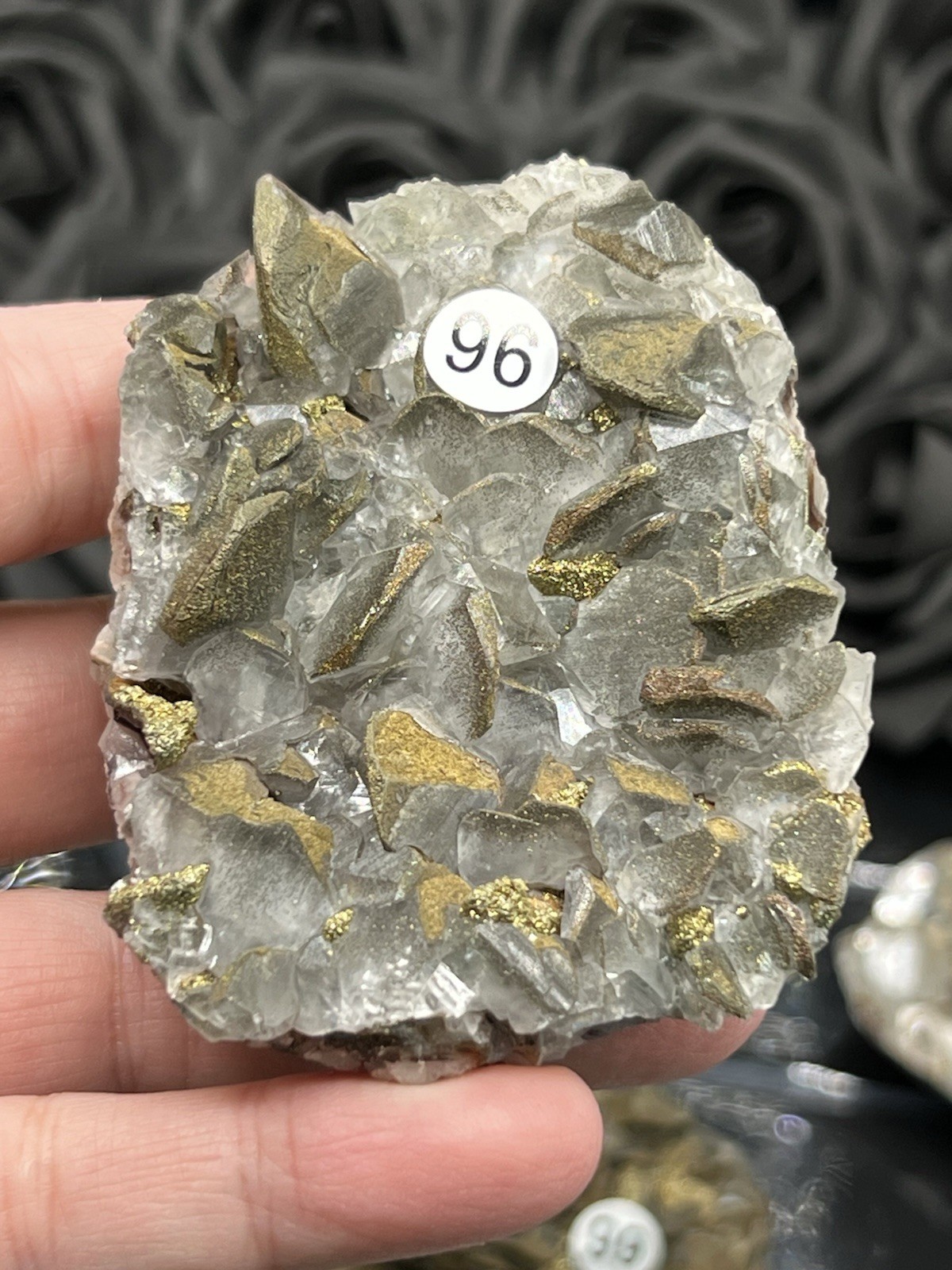 Natural Pyritic “Benz Coin” Calcite Specimen great Formation Free ship & Gift
