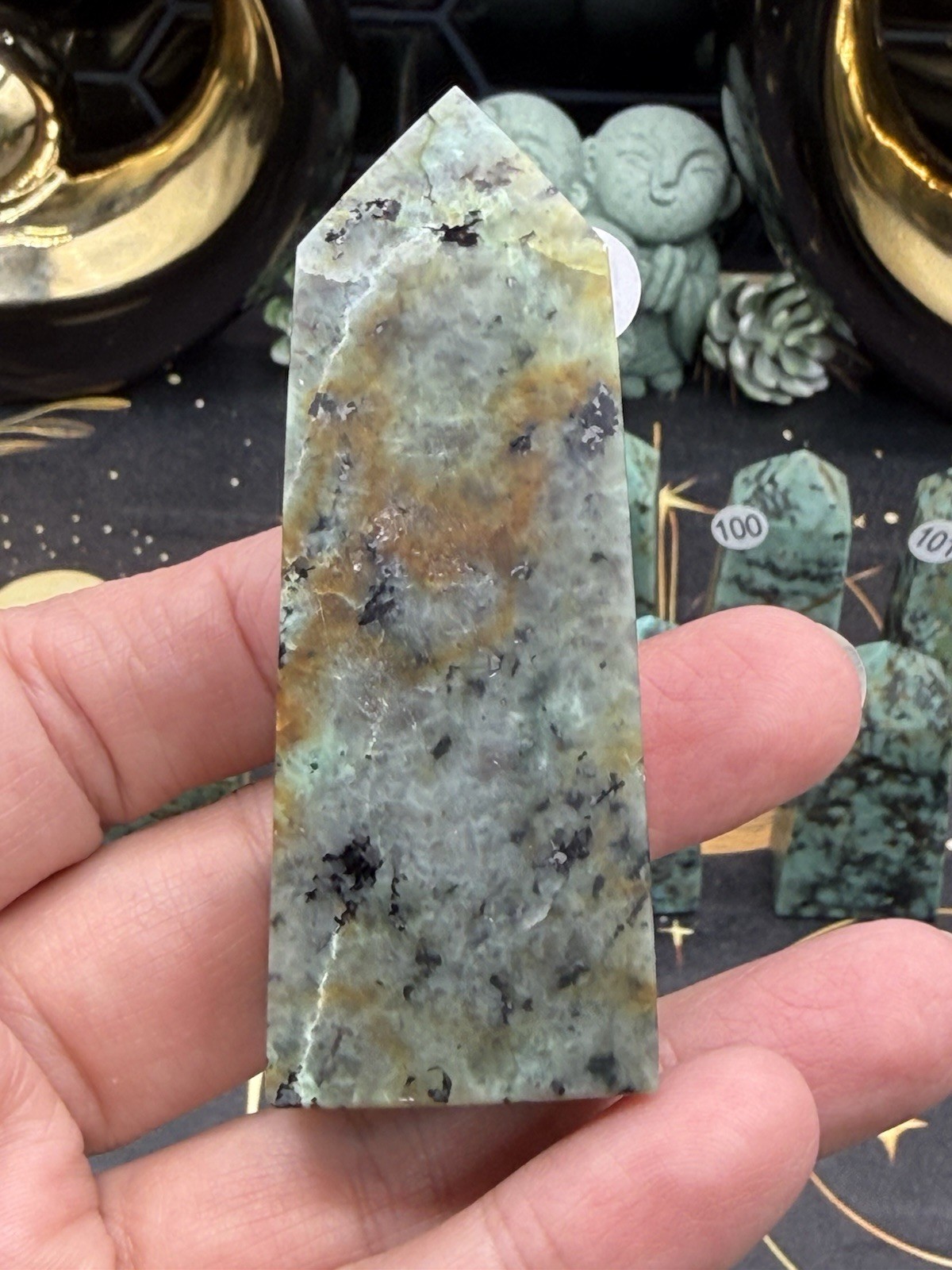 Natural African Turquoise small/mini Points Free shipping
