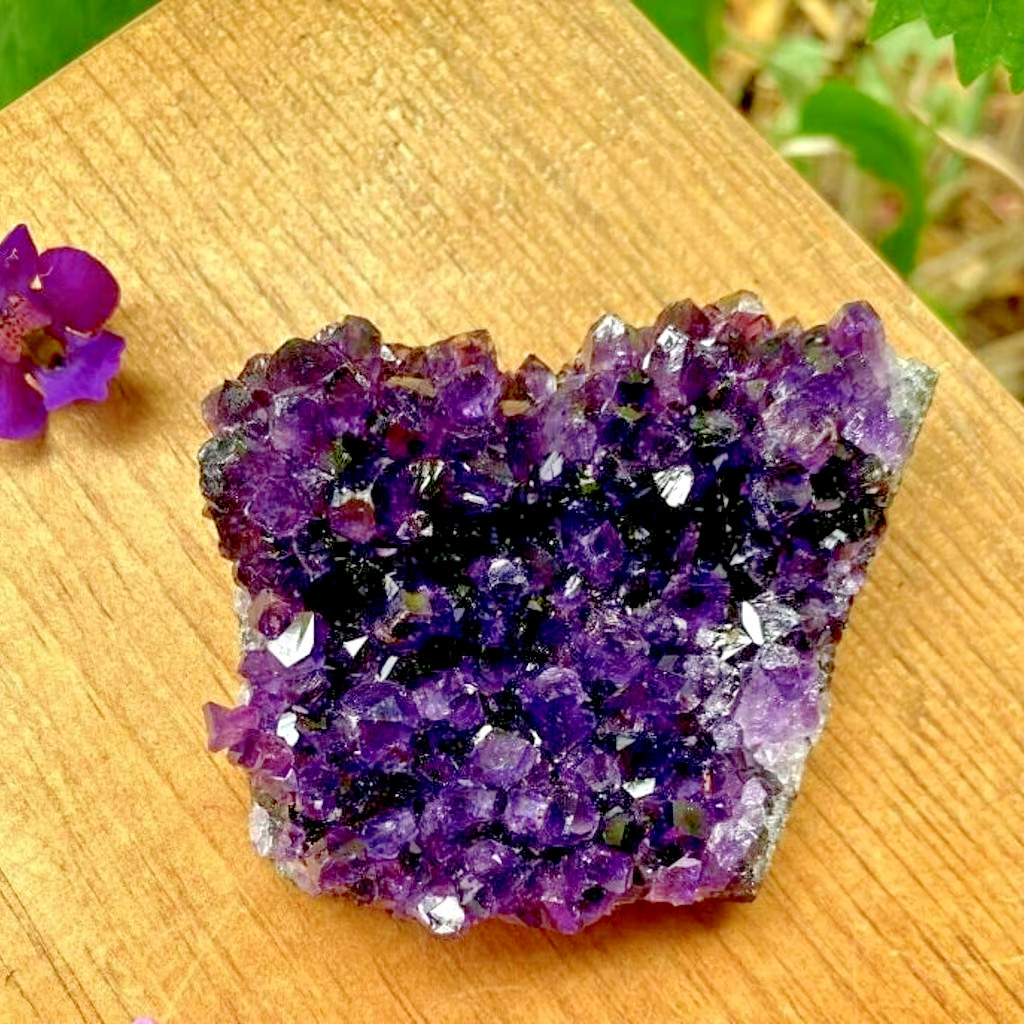 Natural High Quality Amethyst Cluster Purple Healing Crystal Gift Home Decor