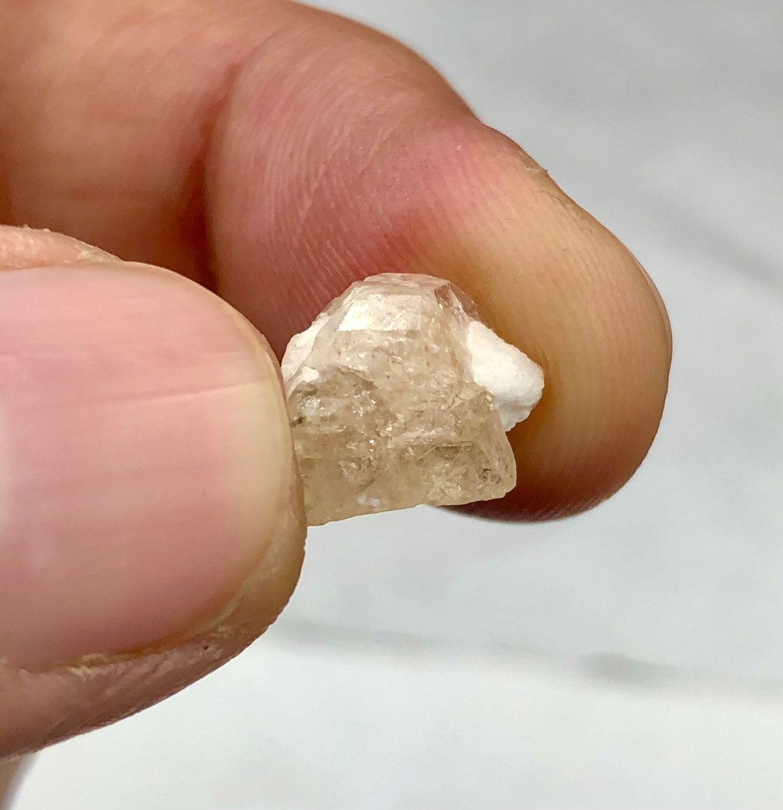 Morganite crystals lot natural mix Color terminated best quality @ skardu 10.00g