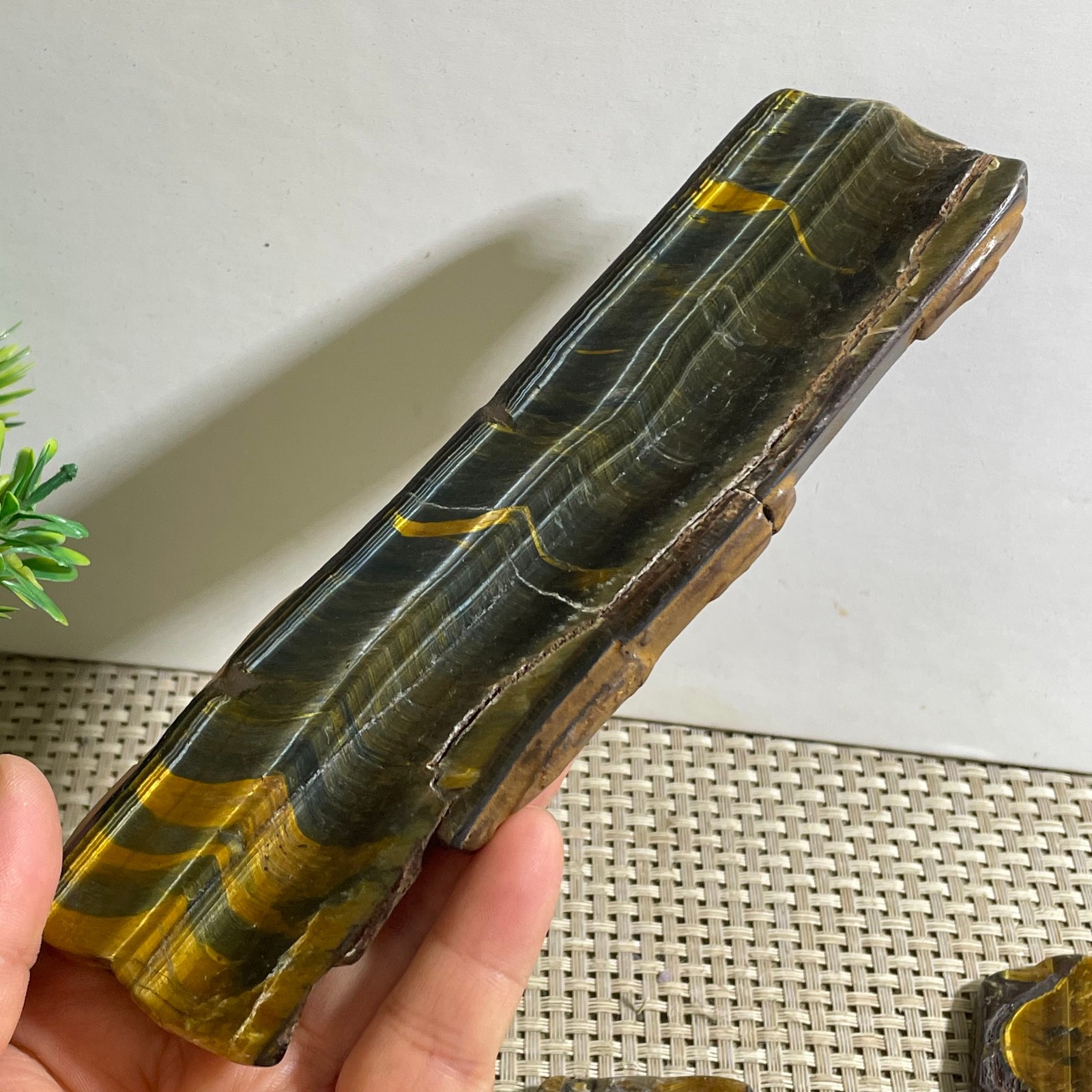 173g Natural tiger’s-eye Rough Raw Stone Rock Specimen Reiki healing