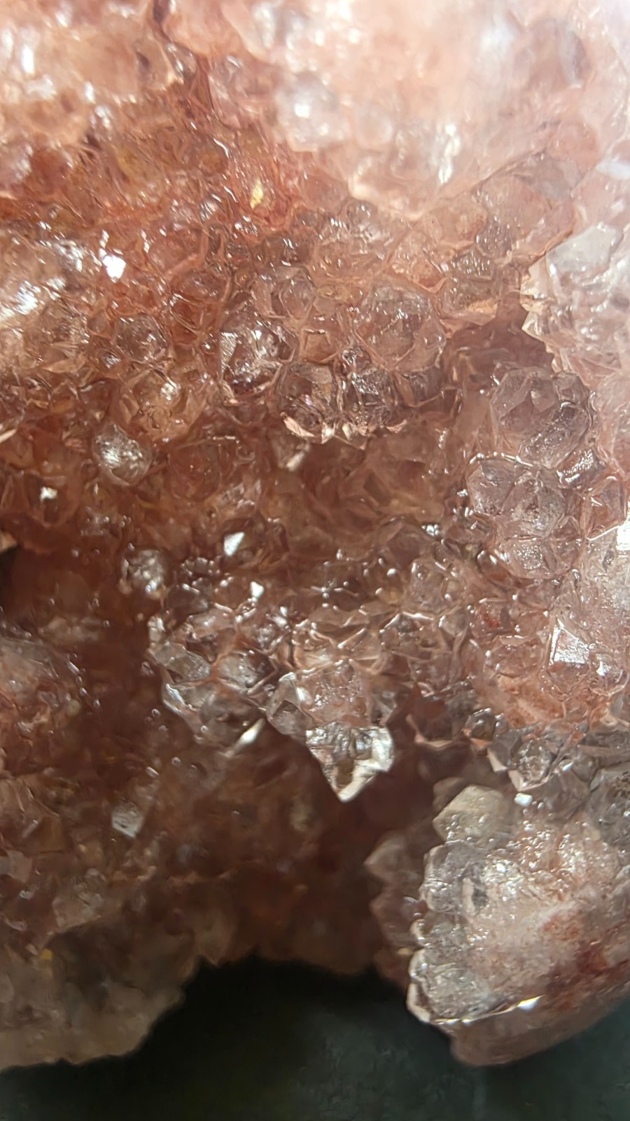Patagonian Pink Amethyst Druzy Freeform Argentina Self Standing 148.58g