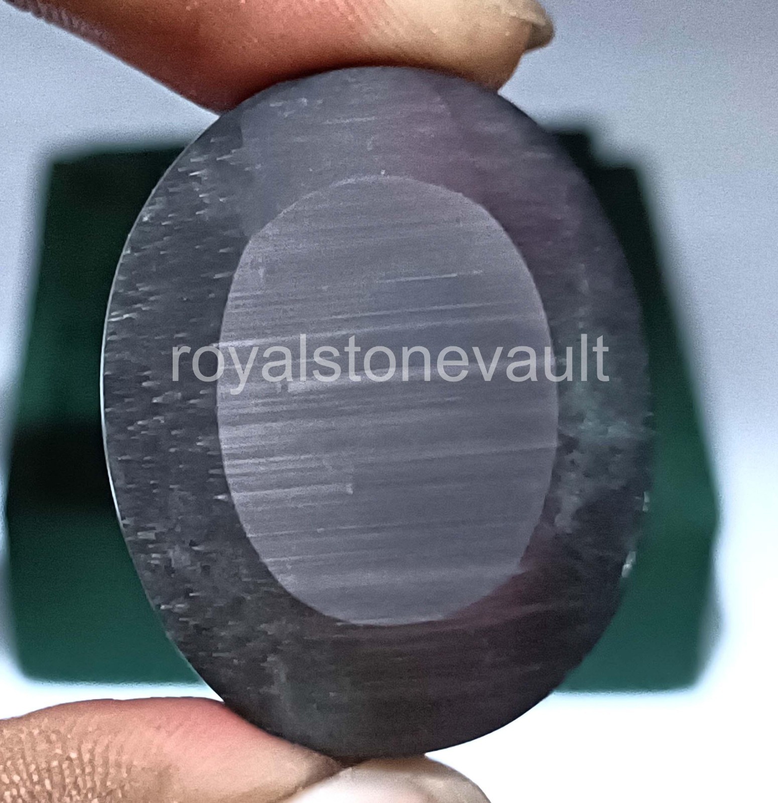 135.00 Ct Oval Shape Lab-Created Cats Eye Brown IGL Certified Loose Gems 5AOI