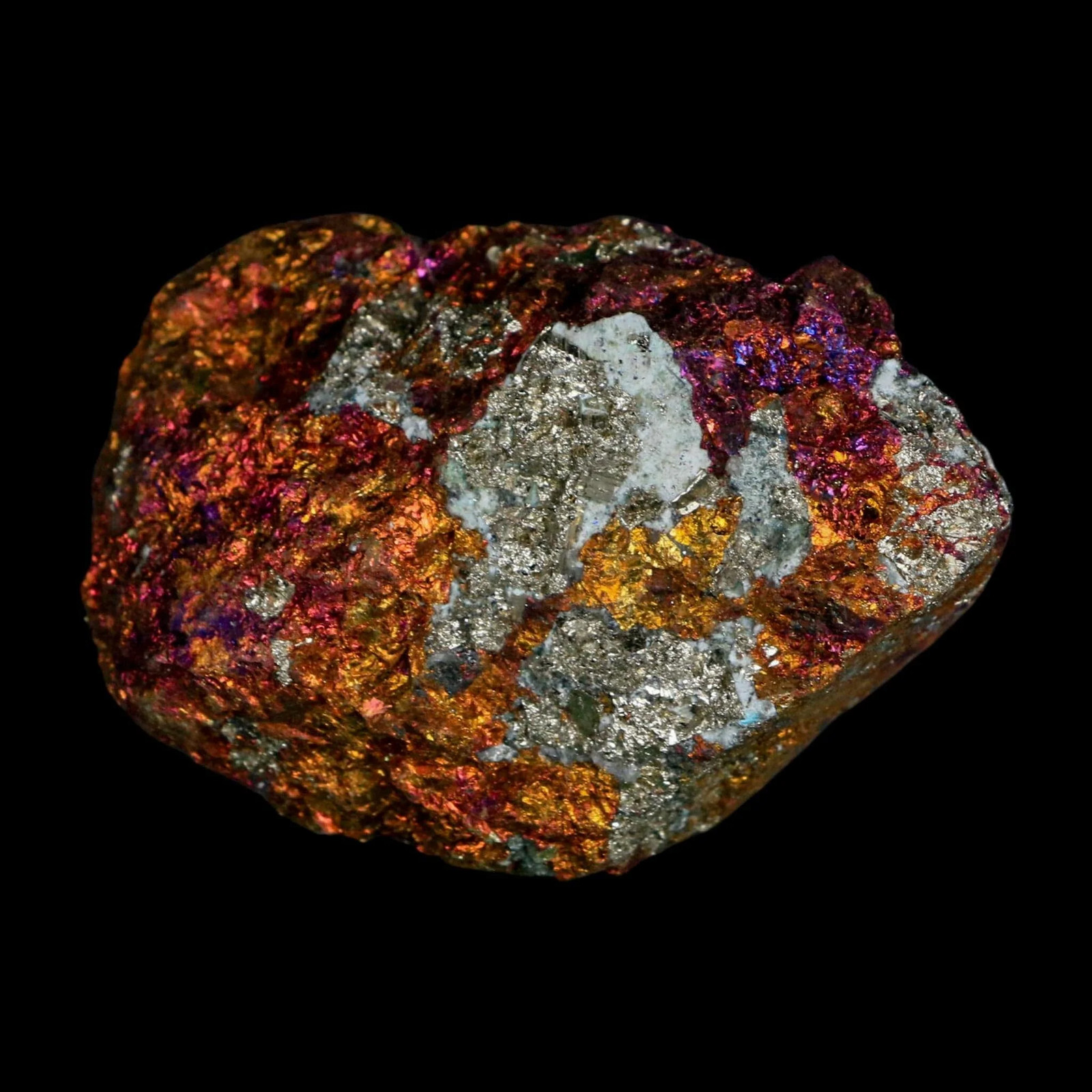 2.8″ Chalcopyrite Bornite Brilliant Multicolored Peacock Ore Chihuahua Mexico