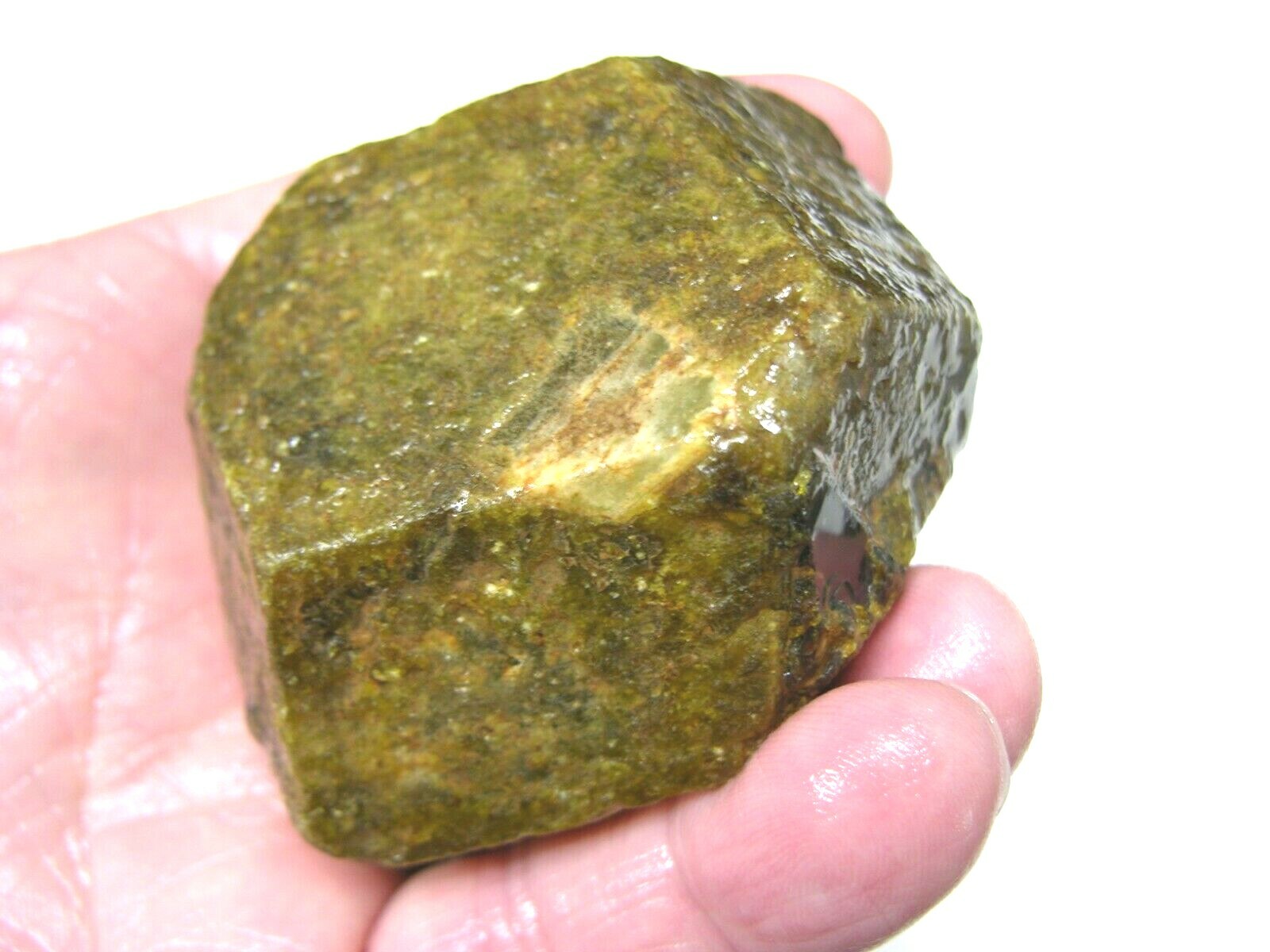 Mali garnet green all natural RARE specimen bigger 430 grams 3×2.5 inch MG3