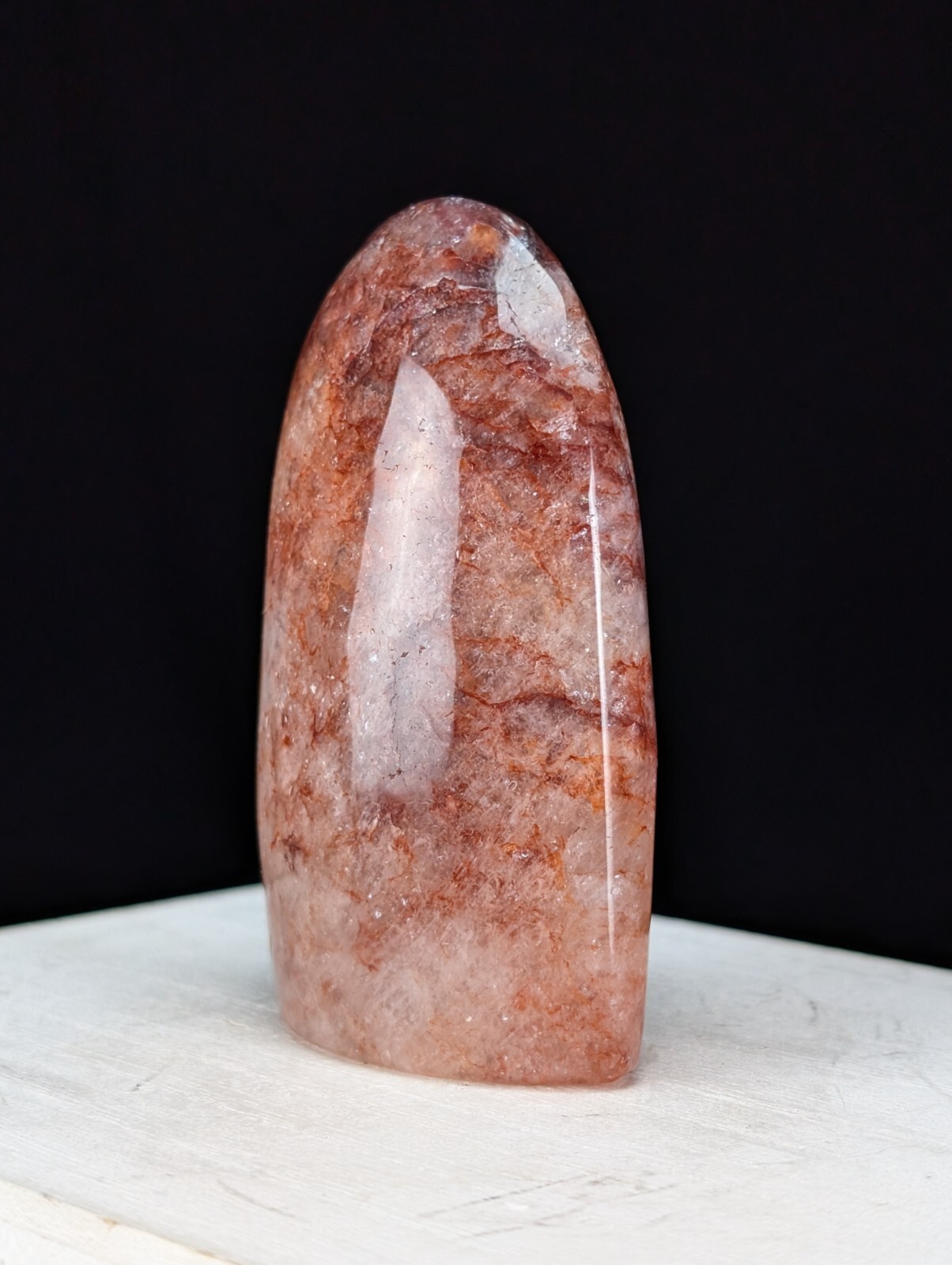 Fire Quartz Freeform Ornament Crystal Chakra Gemstone Free Form