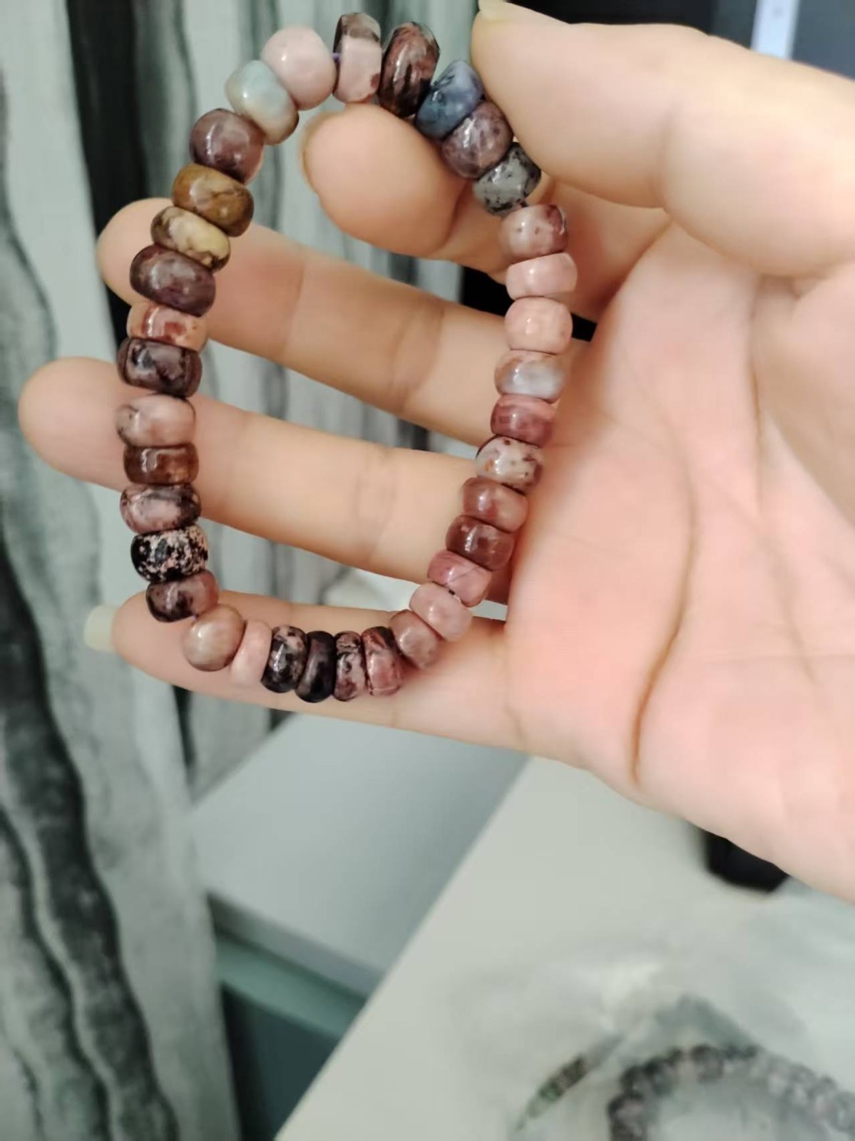 Natural Purple Sugilite Gems Round Beads Bracelet Adult Collector’s Item