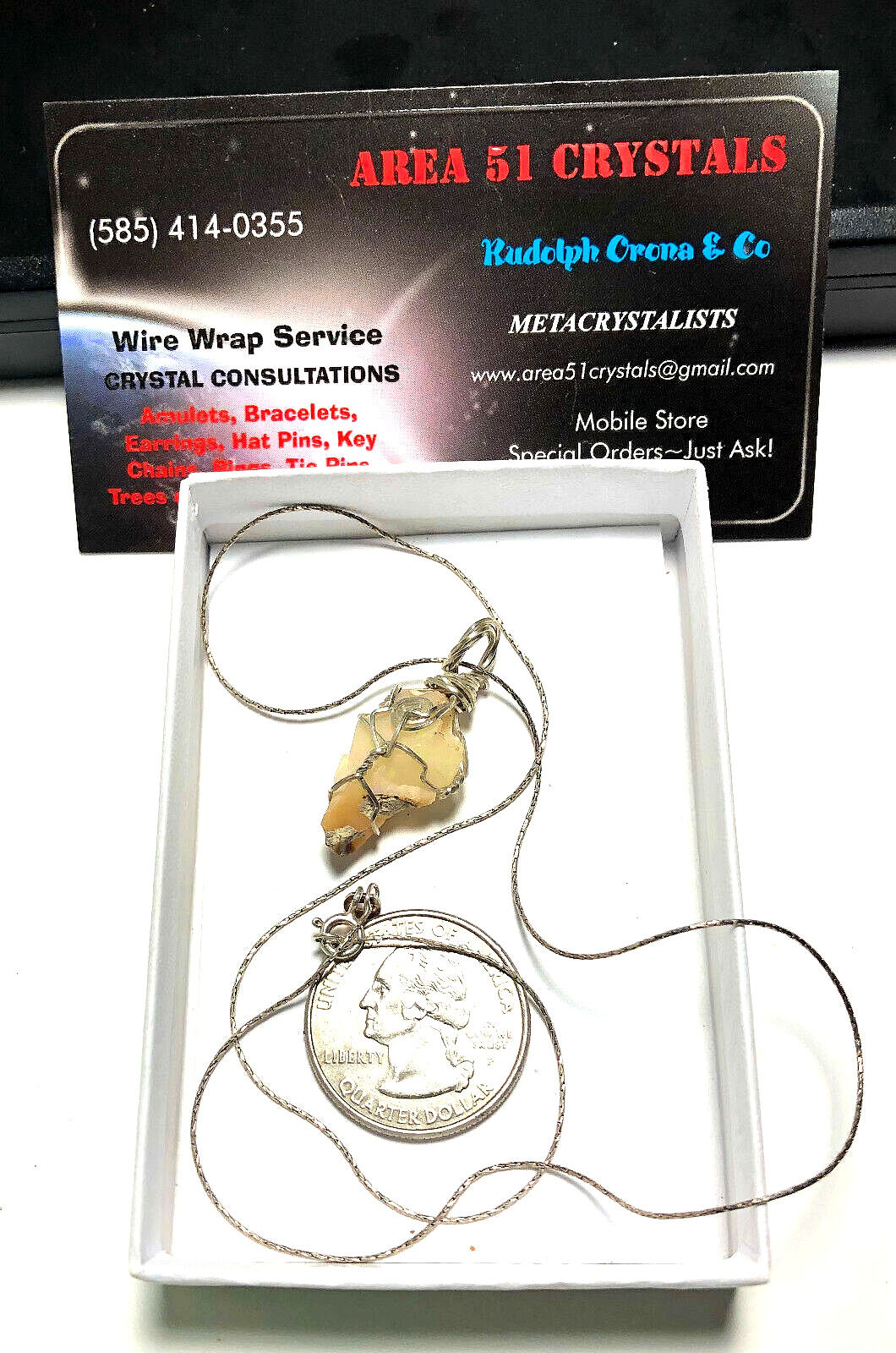 Liquidation Lot #AG035 Ethiopian Opal Pendant in Sterling ‘Rare’ High Quality