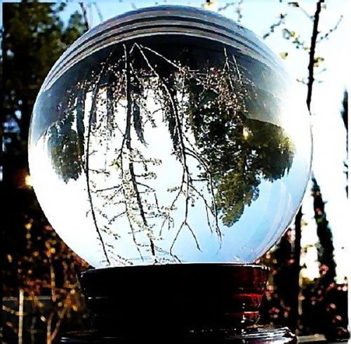 80MM + STAND HUGE ASIAN QUARTZ CLEAR CRYSTAL BALL SPHERE HOT ##
